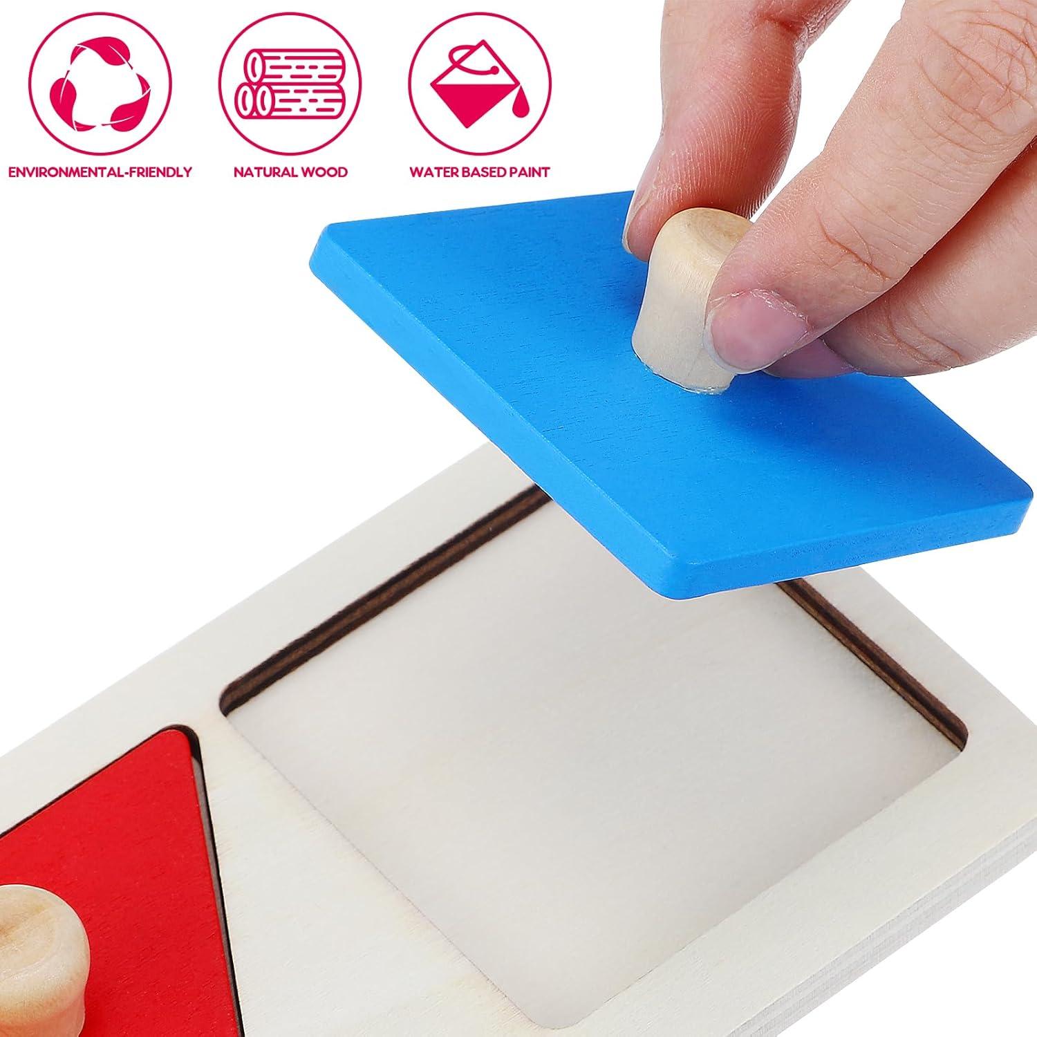 Rompecabezas de Madera Montessori Kisangel 30.5x13cm