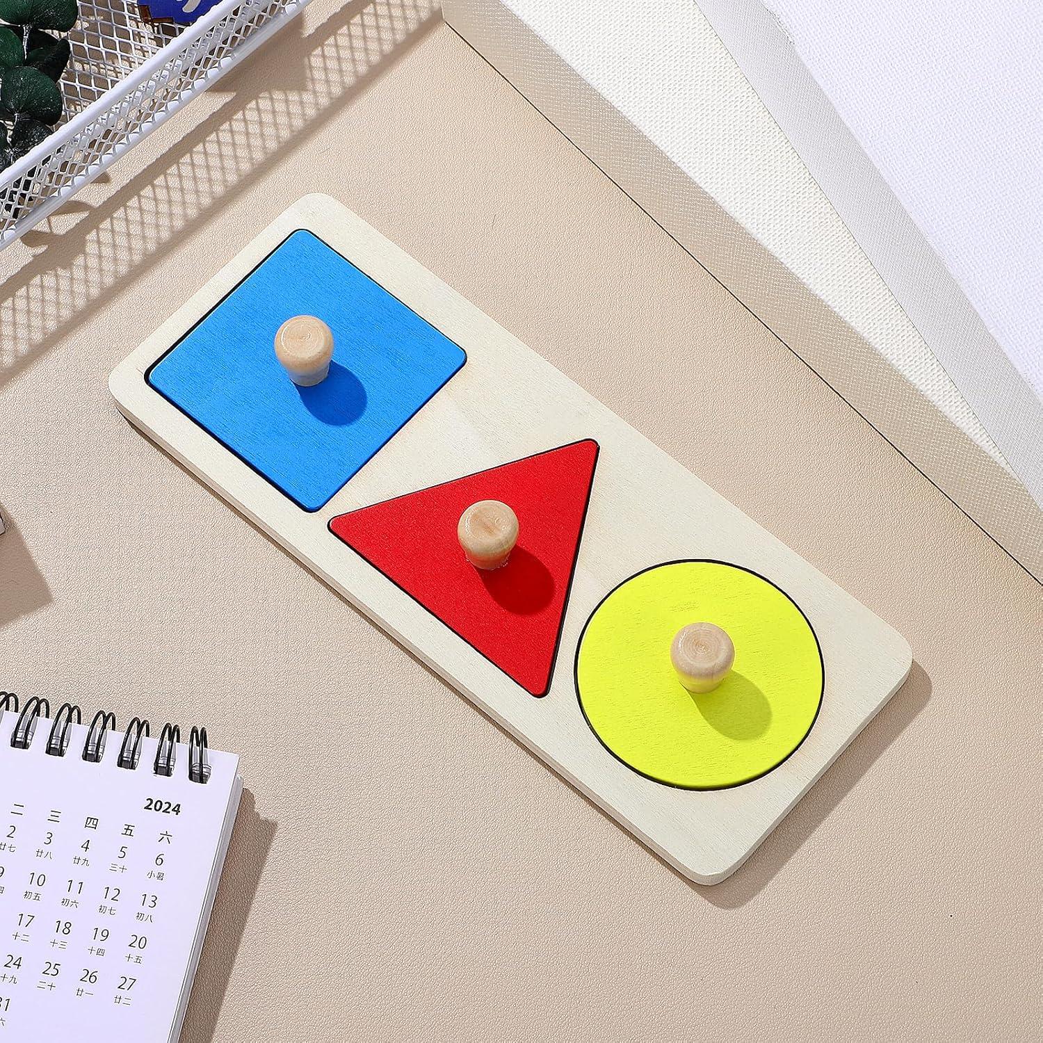 Rompecabezas de Madera Montessori Kisangel 30.5x13cm