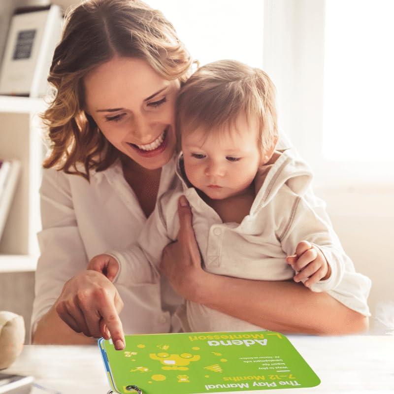 Kit de Juego Adena Montessori 6 en 1 para Bebé 7-12 Meses