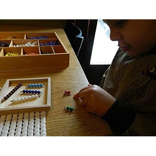 Materiales Montessori de Matemáticas Leader Joy con Caja 55 Piezas