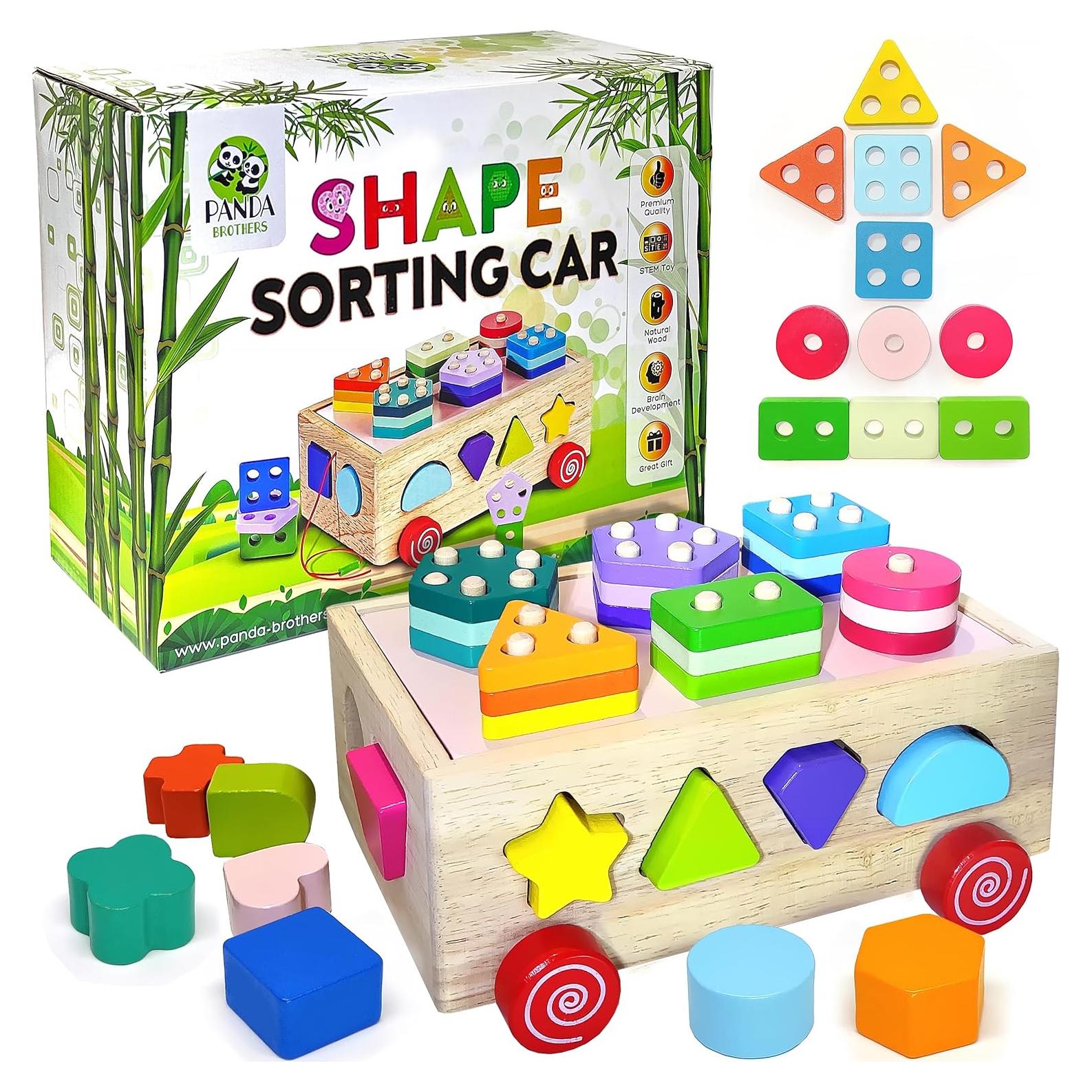Juguete Clasificador de Formas de Madera Panda Brothers - 0.95 kg