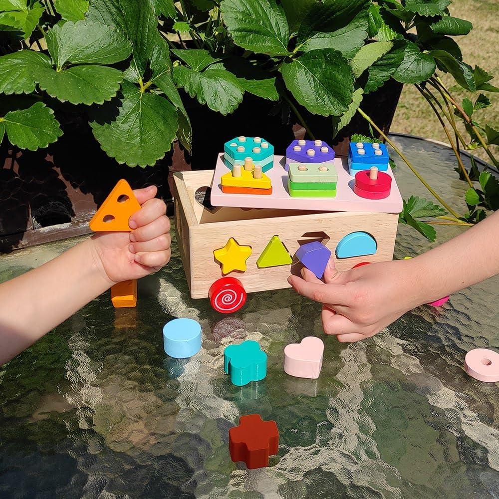 Juguete Clasificador de Formas de Madera Panda Brothers - 0.95 kg