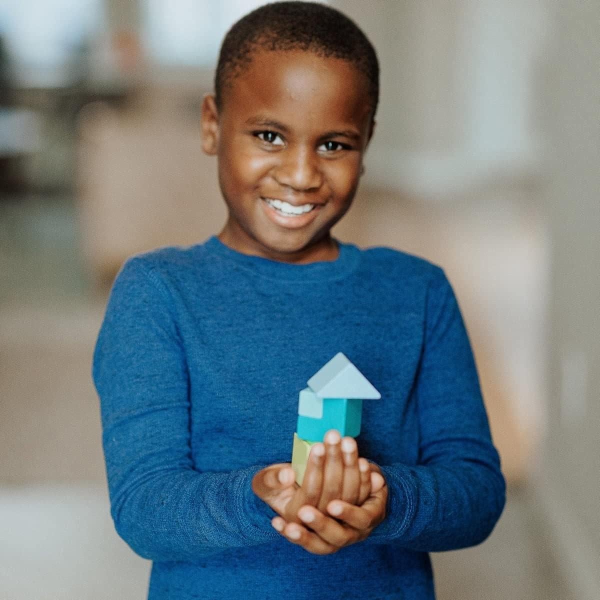 Bloques de Madera HABA 19 Piezas Juguete Educativo 3D