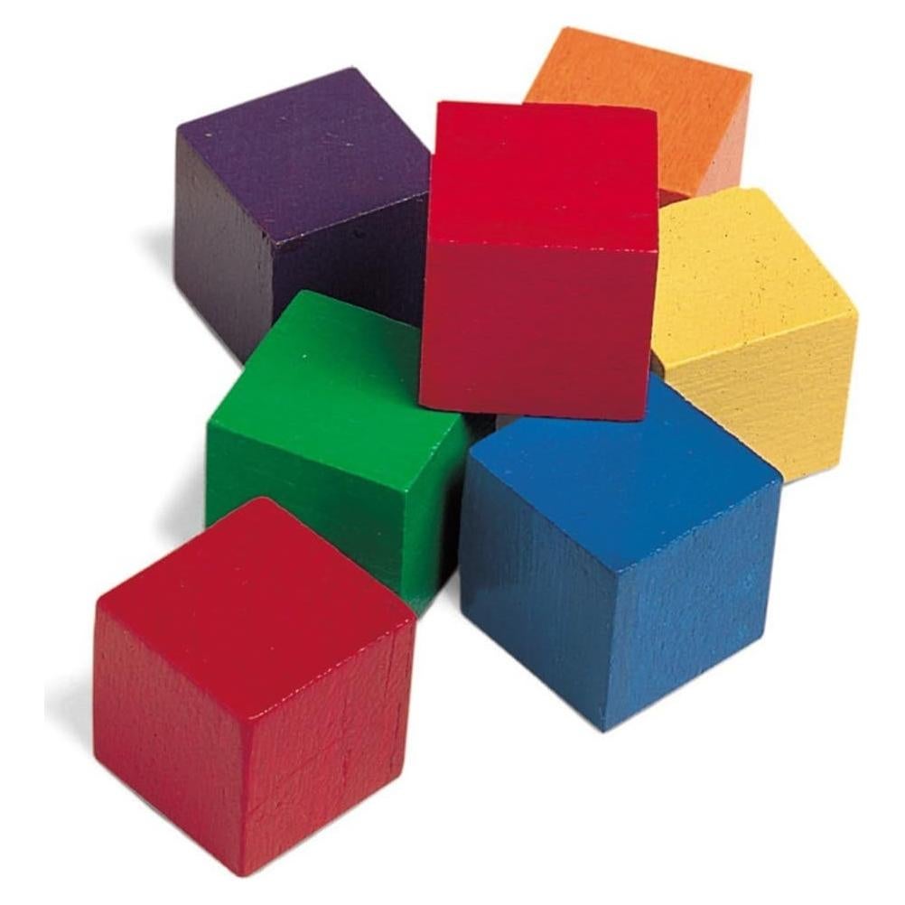 Cubos de Color de Madera Learning Resources Set de 100