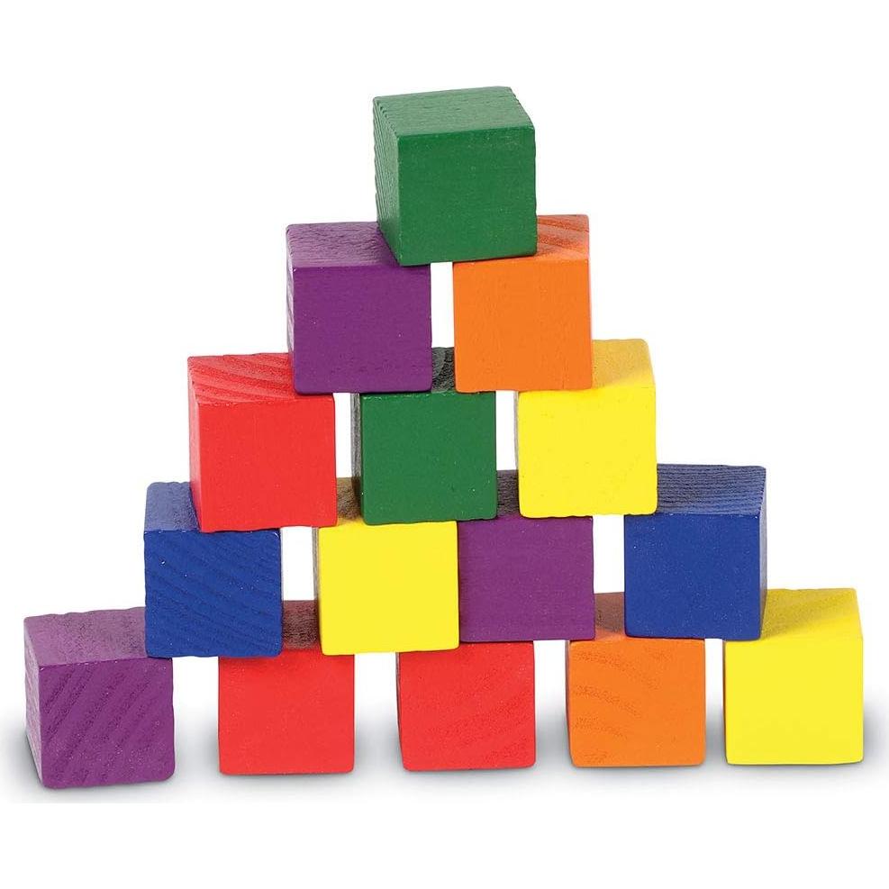Cubos de Color de Madera Learning Resources Set de 100