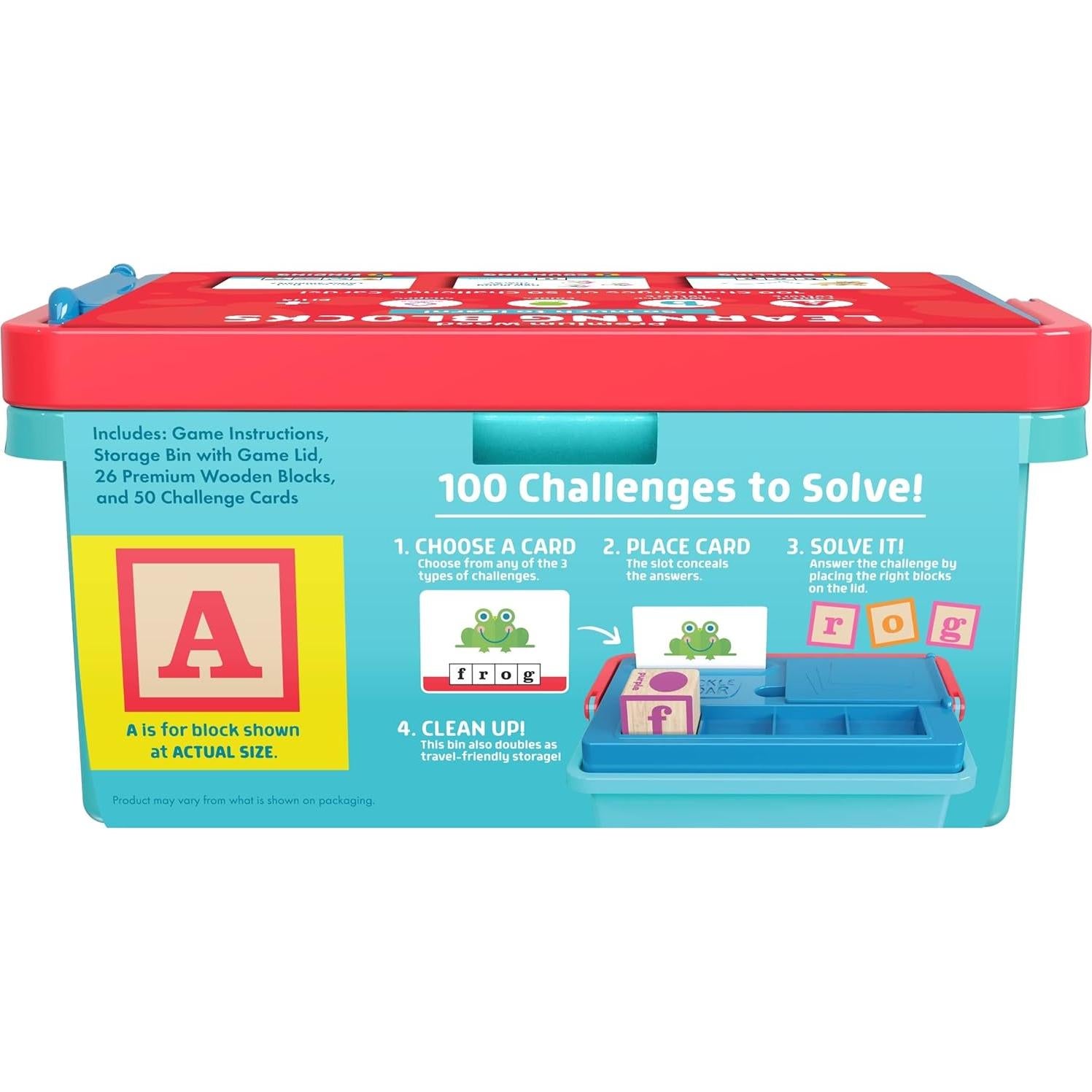 Bloques de Aprendizaje Chuckle & Roar - Alfabeto y Tarjetas - 3+ Años