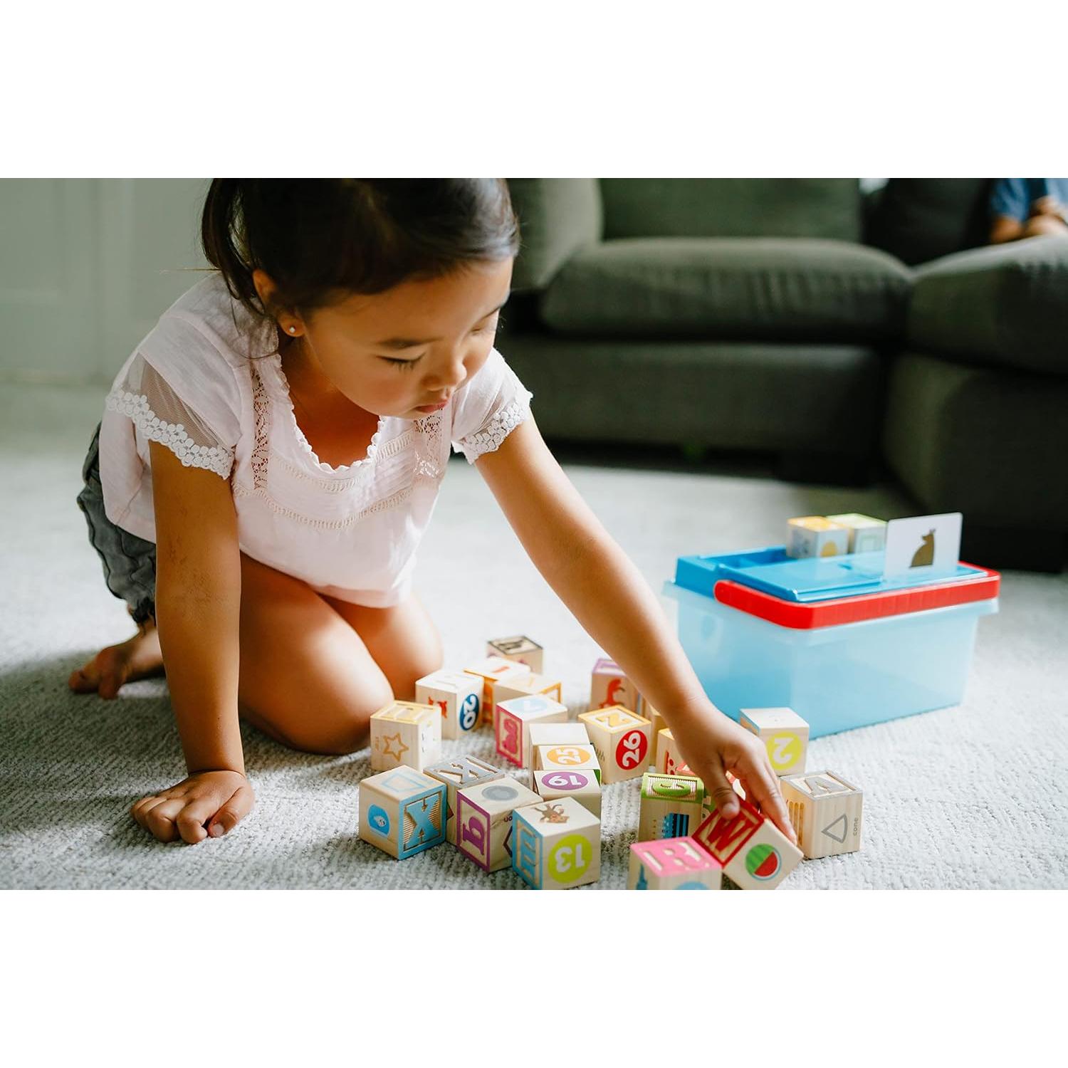 Bloques de Aprendizaje Chuckle & Roar - Alfabeto y Tarjetas - 3+ Años