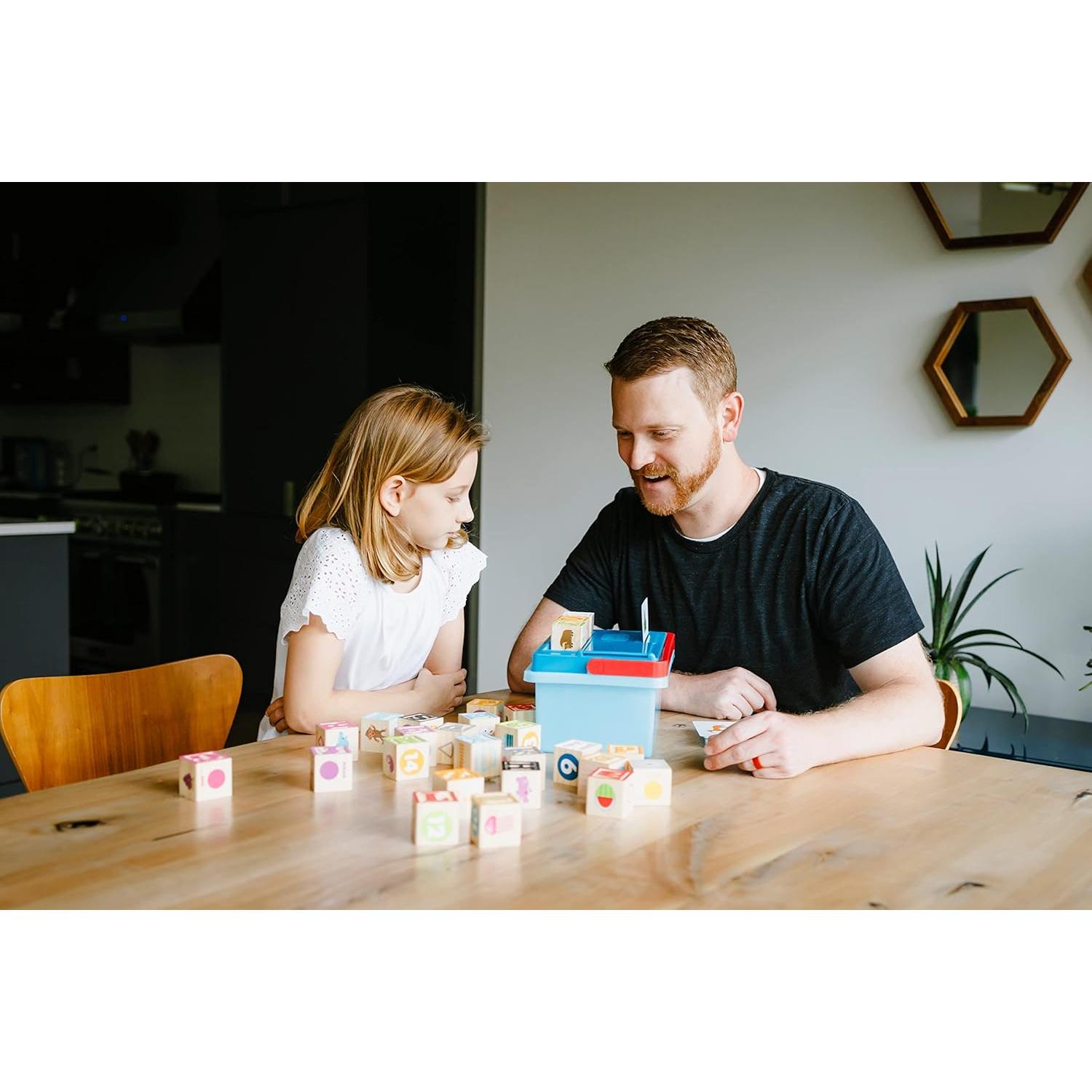 Bloques de Aprendizaje Chuckle & Roar - Alfabeto y Tarjetas - 3+ Años