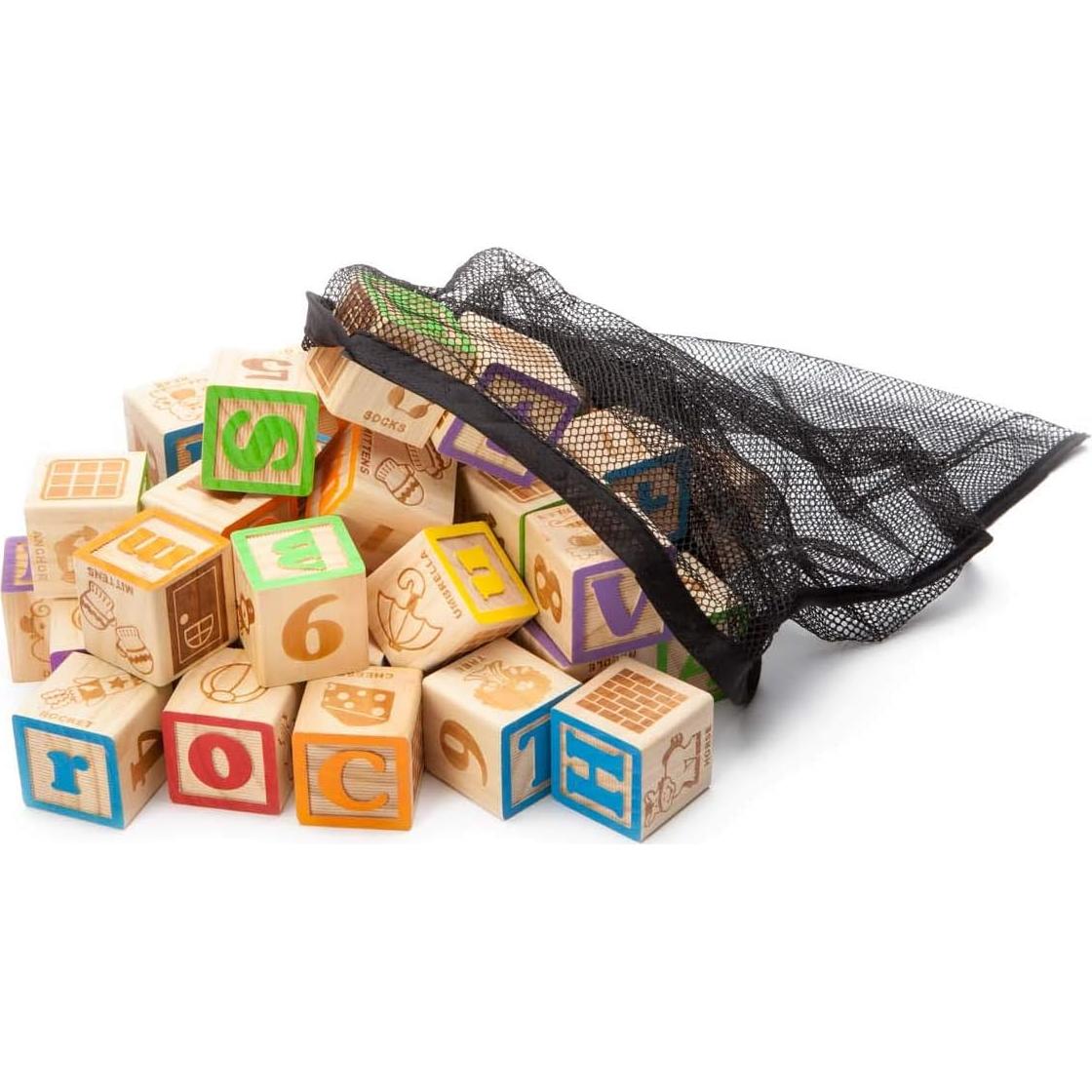 Bloques de Madera Jumbo ABC Maxim Enterprise 40 Pcs