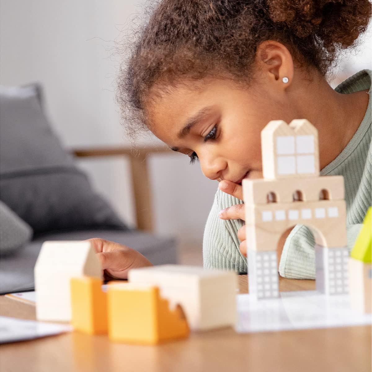 Bloques de Construcción de Madera HABA 26 Piezas Juguete STEM