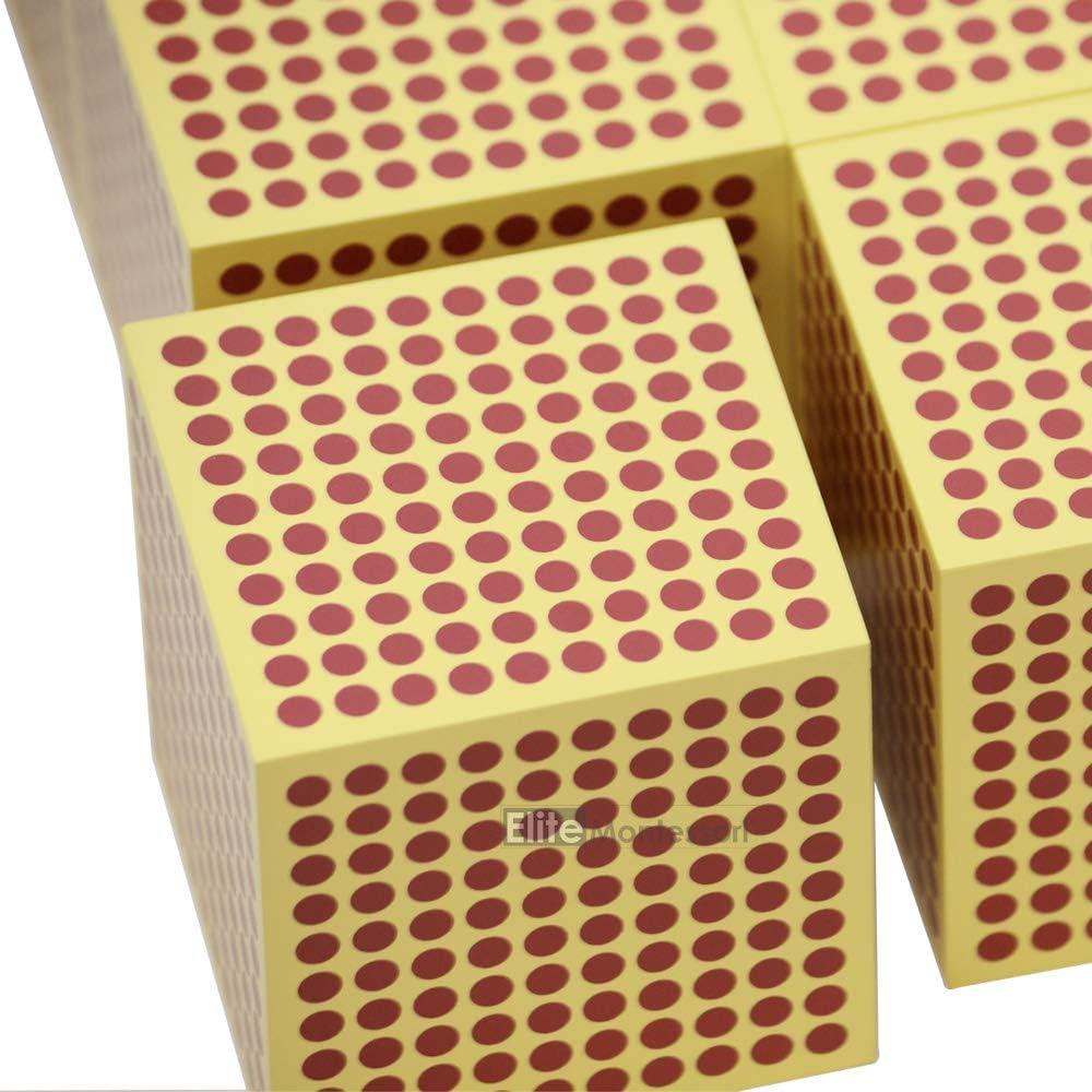 Cubes de Madera Montessori Elite 9 Piezas 7.62 cm