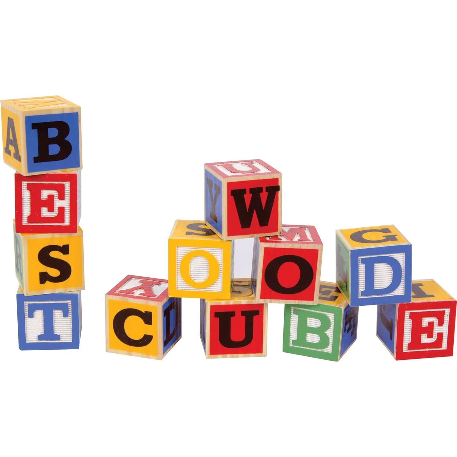 Bloques de Madera ABC Grandes Schylling - 48 Piezas