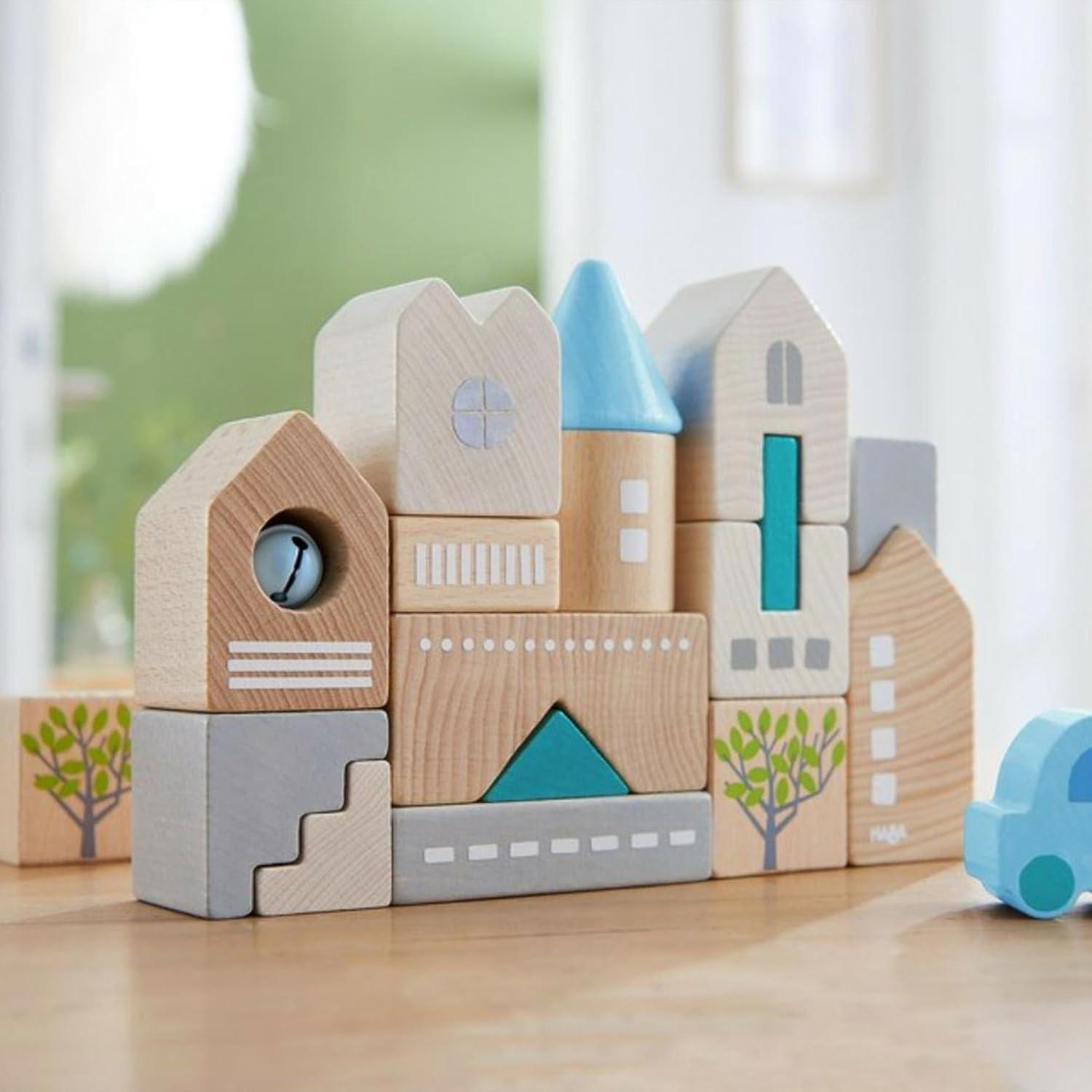 Bloques de Construcción de Madera HABA Set 18 Piezas 0.86 kg