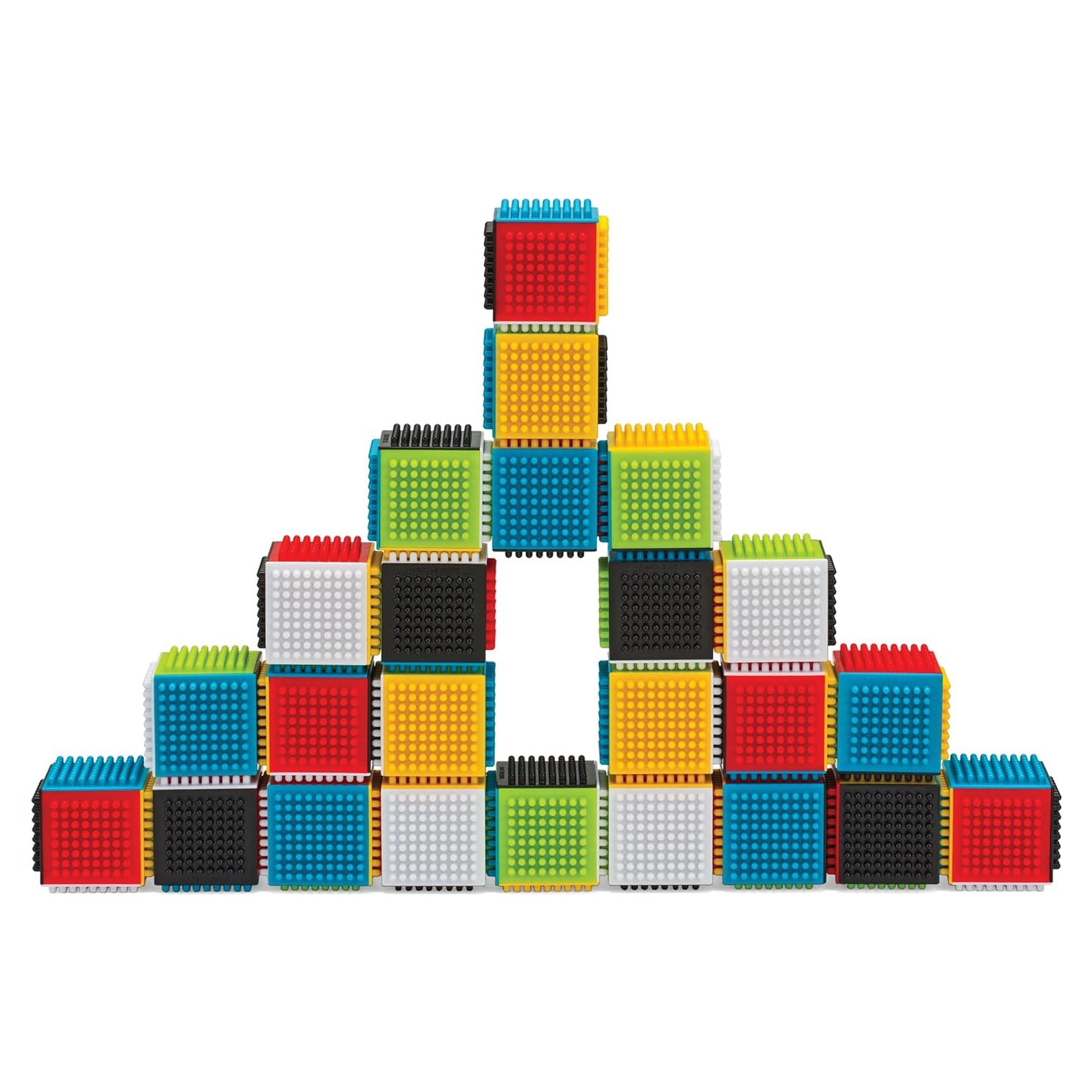 Bloques Sensoriales Infantino 24 Piezas Multicolor 12m+