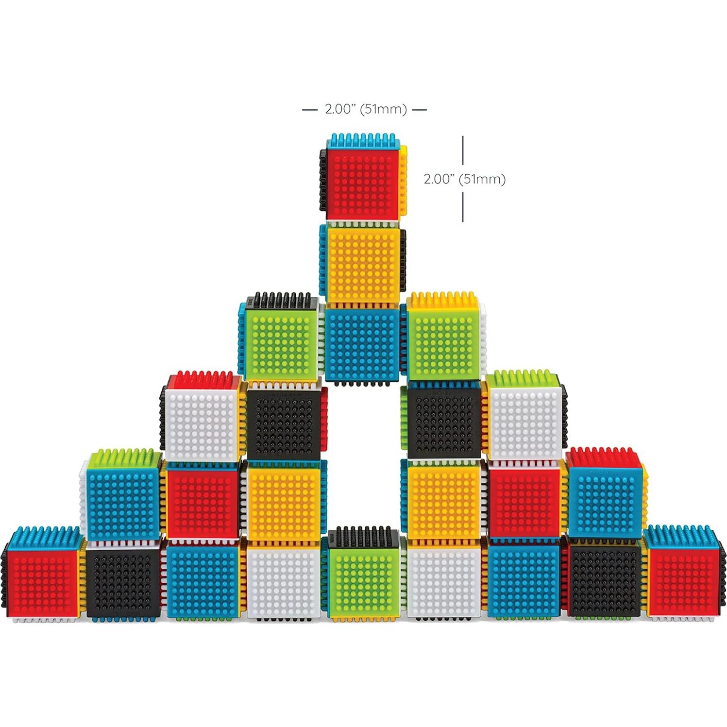 Bloques Sensoriales Infantino 24 Piezas Multicolor 12m+