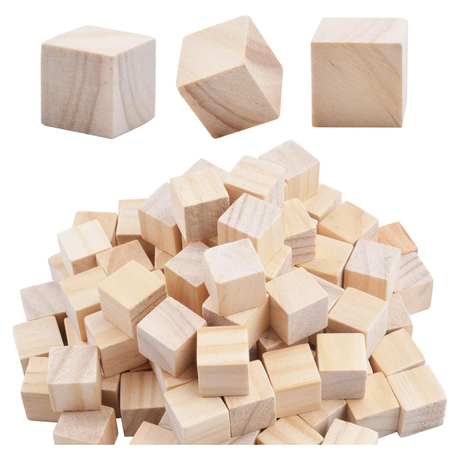 Cubos de Madera Aylifu 100pcs 1.5cm para Juegos y Matemáticas