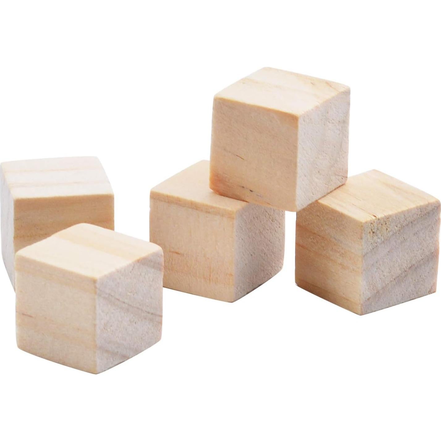 Cubos de Madera Aylifu 100pcs 1.5cm para Juegos y Matemáticas