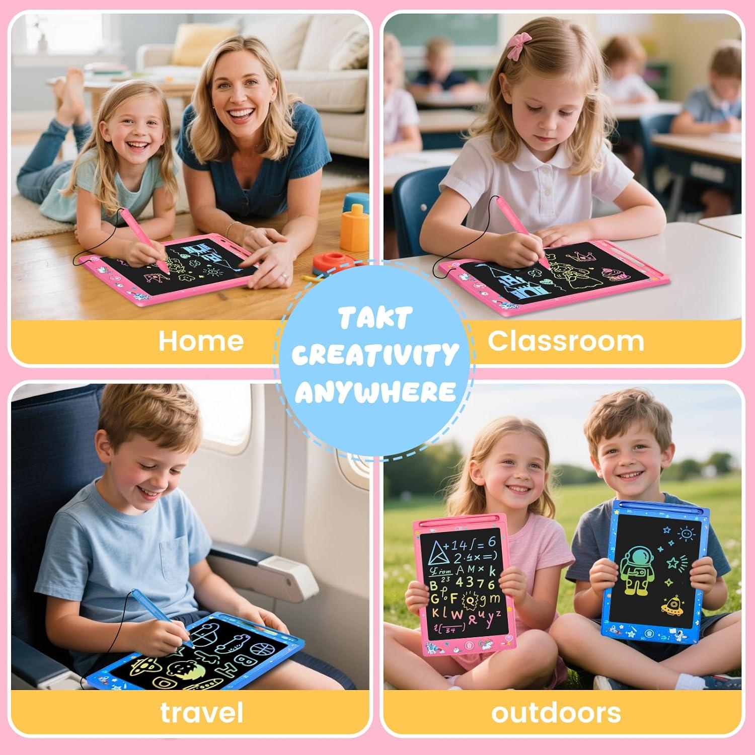 Paquete de 2 Tablets de Escritura LCD Glochin 8.5" Borrables