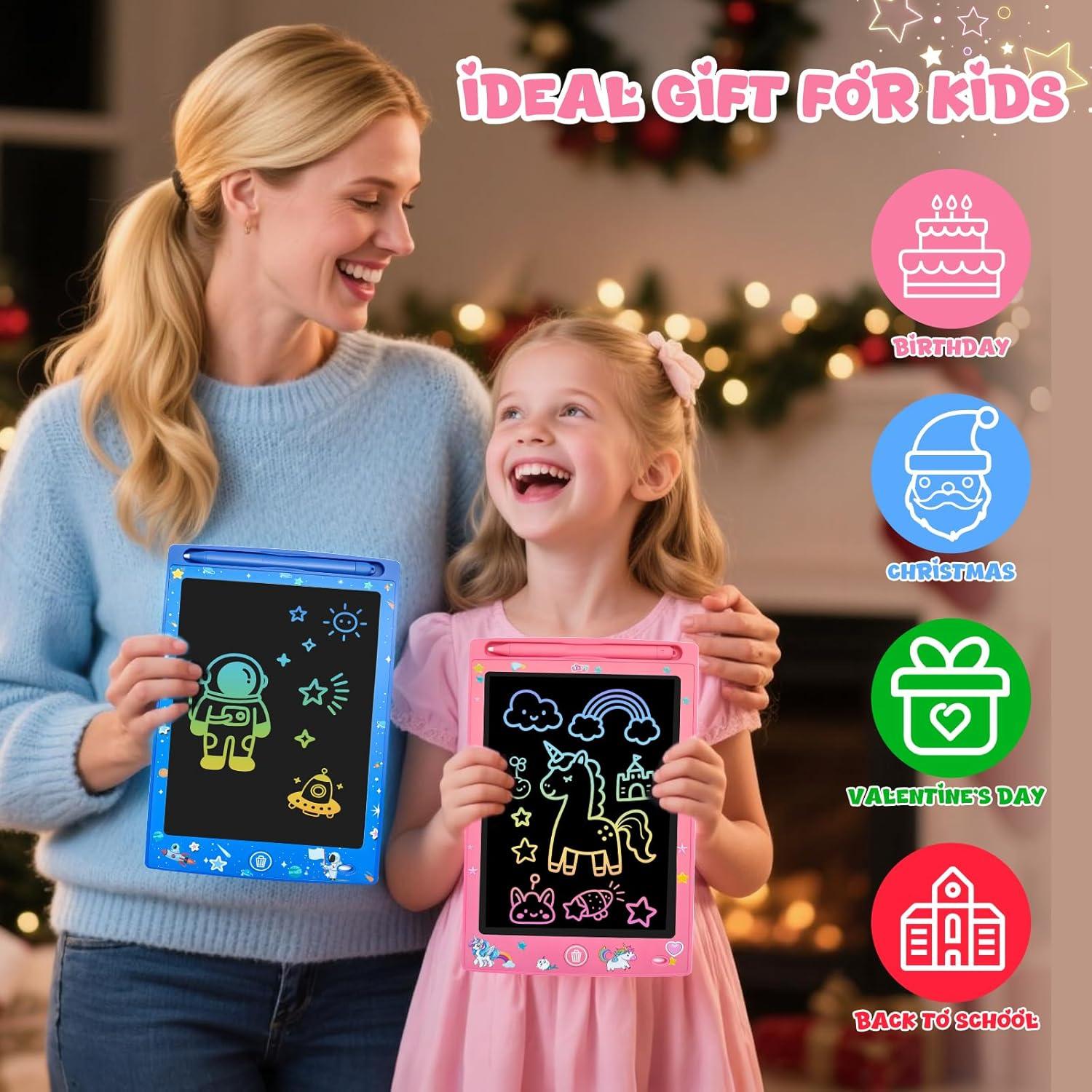 Paquete de 2 Tablets de Escritura LCD Glochin 8.5" Borrables