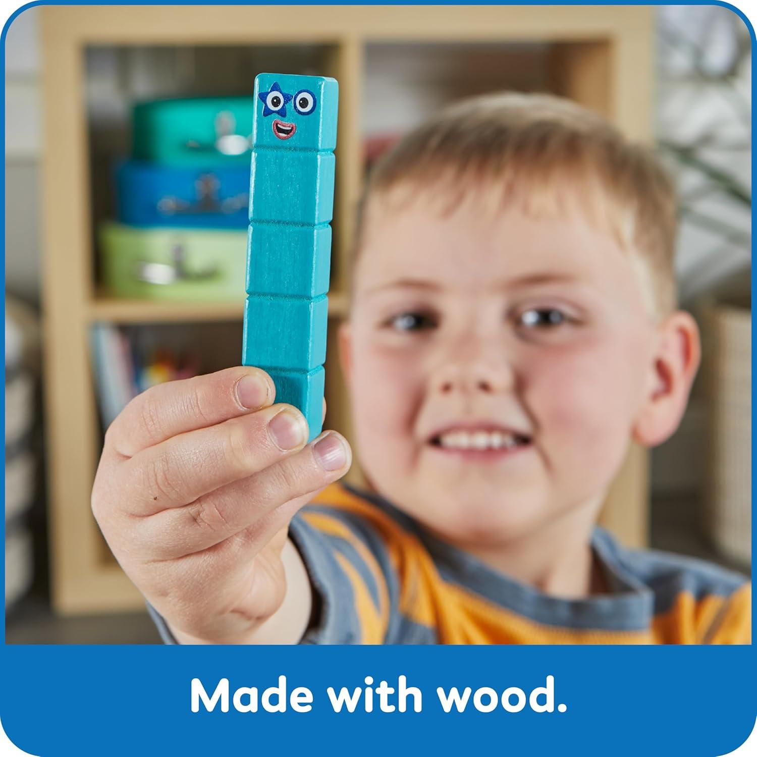 Set de Bloques de Construcción de Madera Numberblocks - 39 Piezas