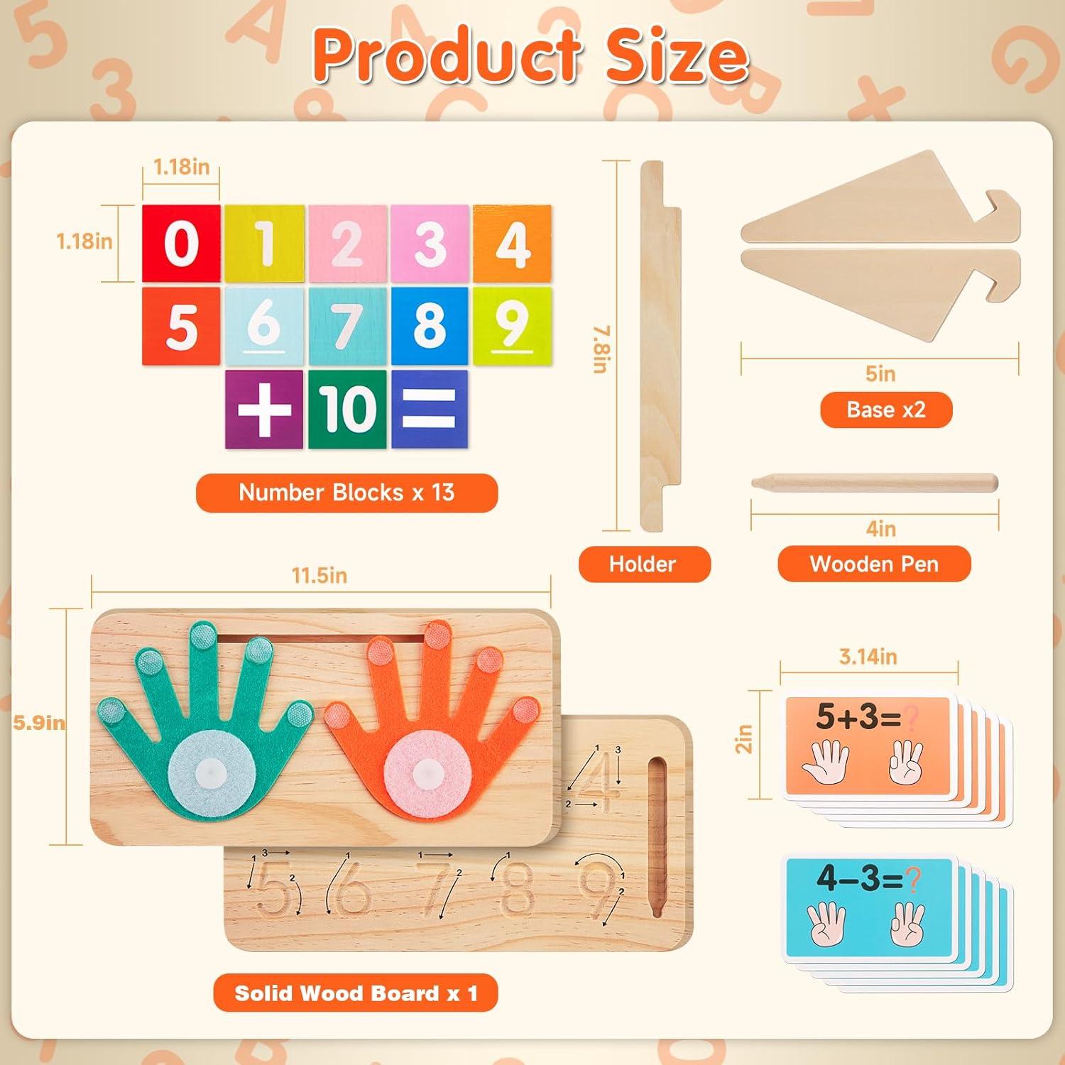 Juguetes Montessori Matemáticos Shenzhenshigangcheng 30x15.5cm