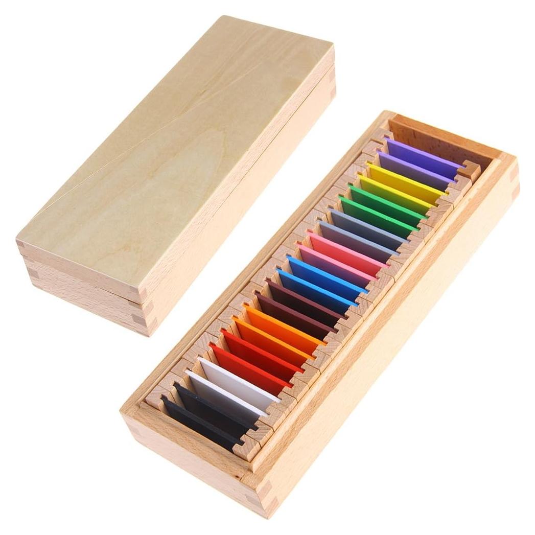 Caja de Tabletas de Color Montessori BullBallBoll 26x10x5cm