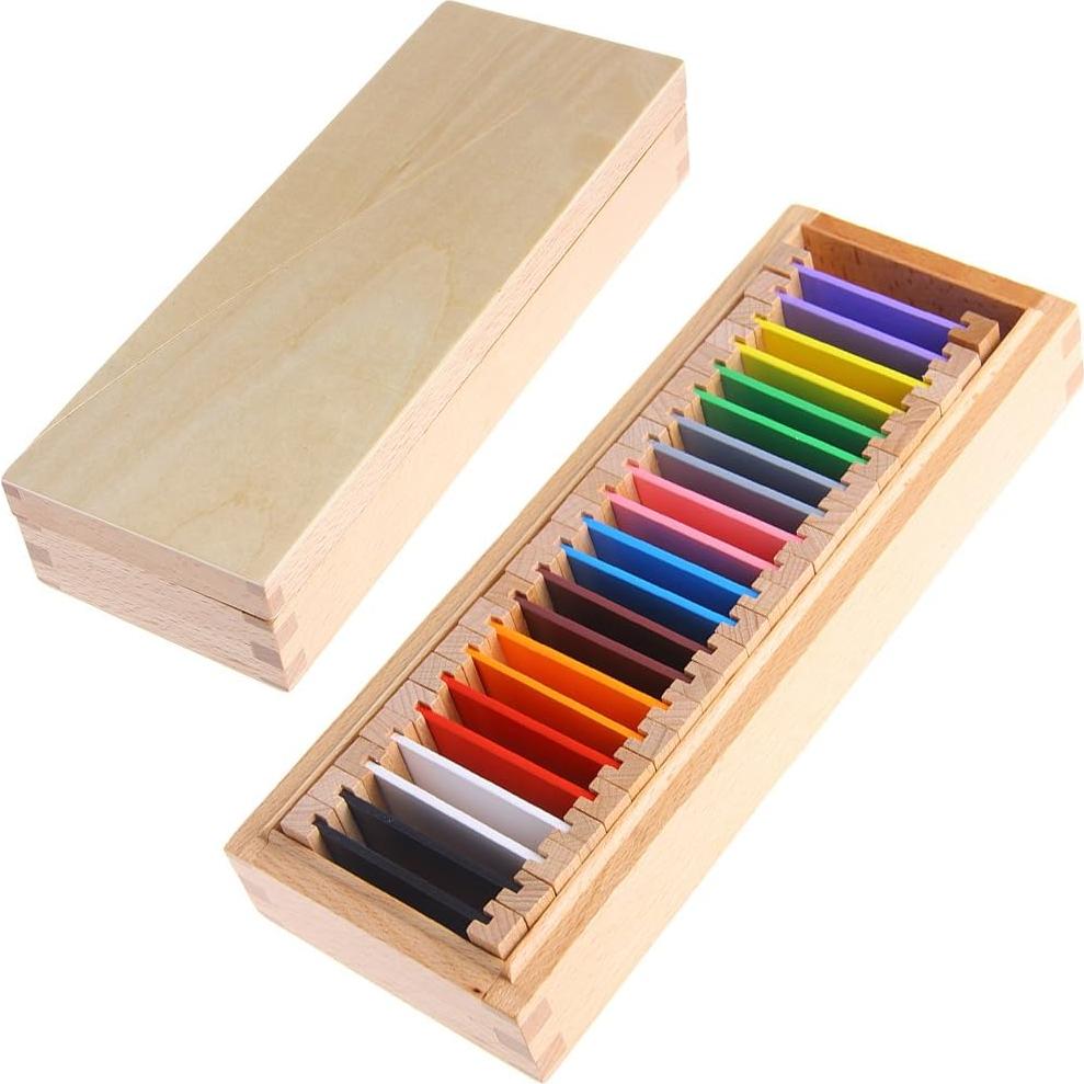 Caja de Tabletas de Color Montessori BullBallBoll 26x10x5cm