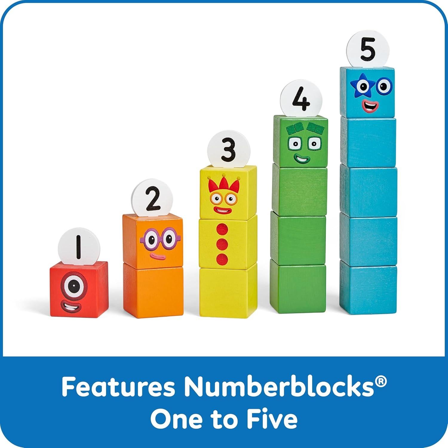 Bloques de Madera Numberblocks 1 a 5 - Juguetes Montessori