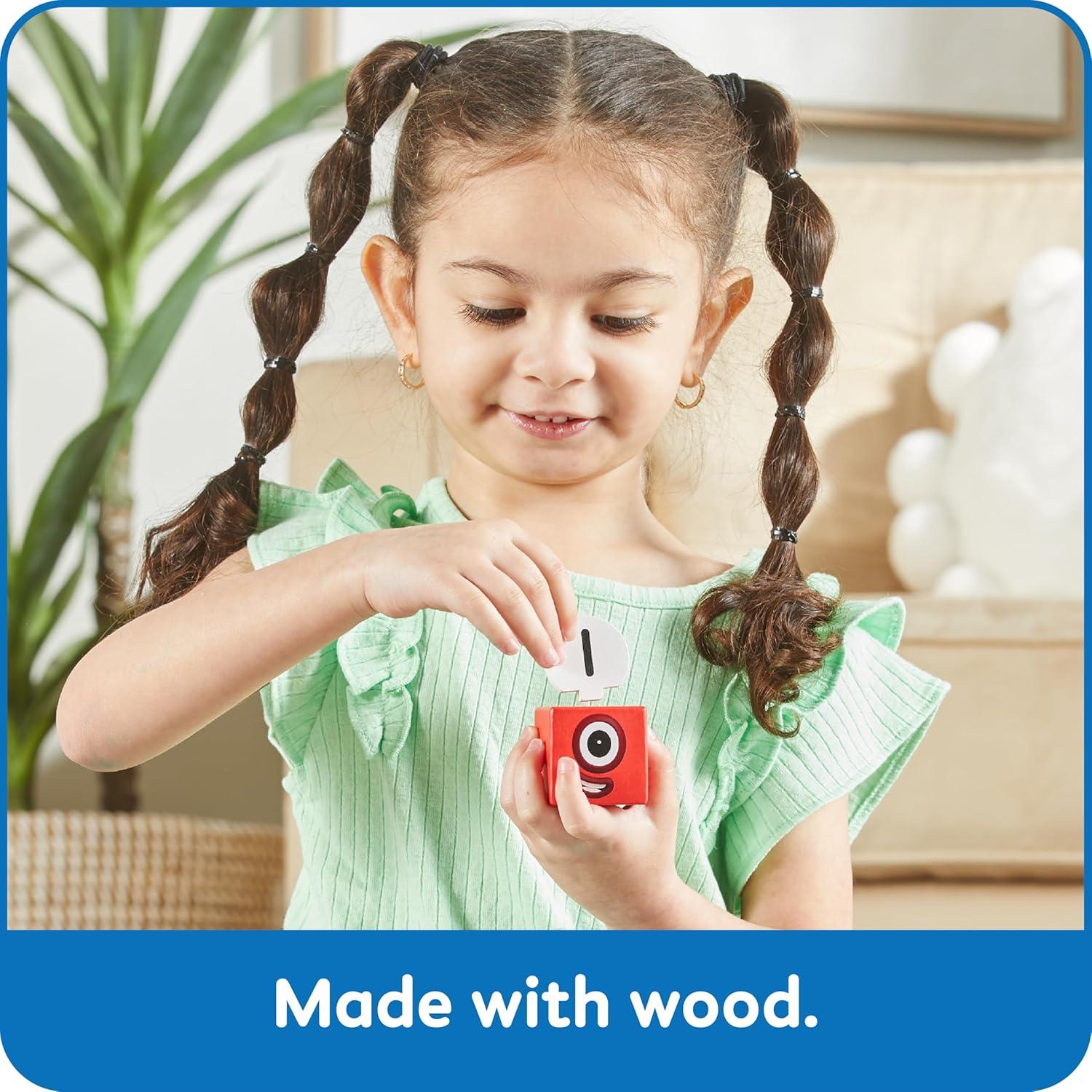 Bloques de Madera Numberblocks 1 a 5 - Juguetes Montessori