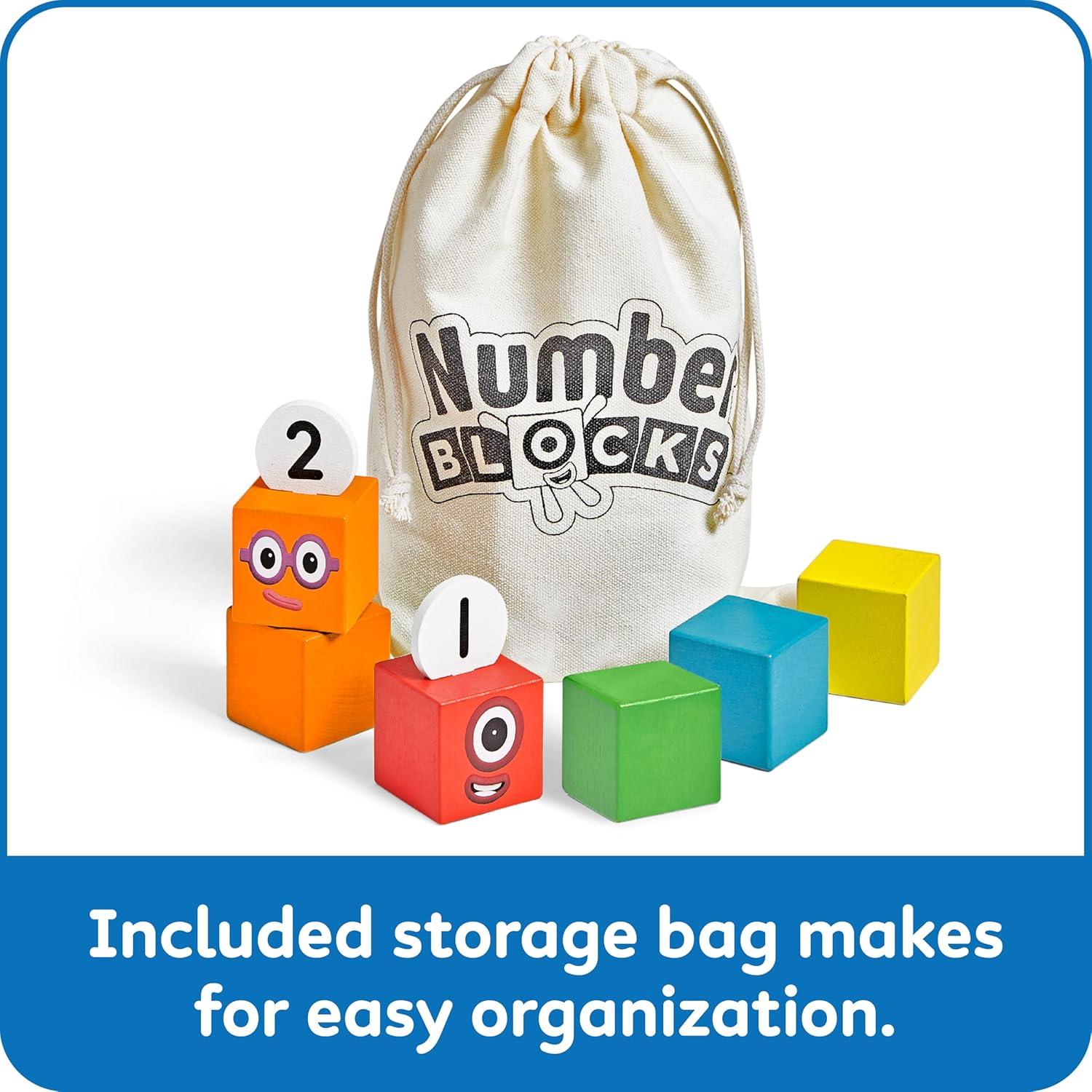 Bloques de Madera Numberblocks 1 a 5 - Juguetes Montessori