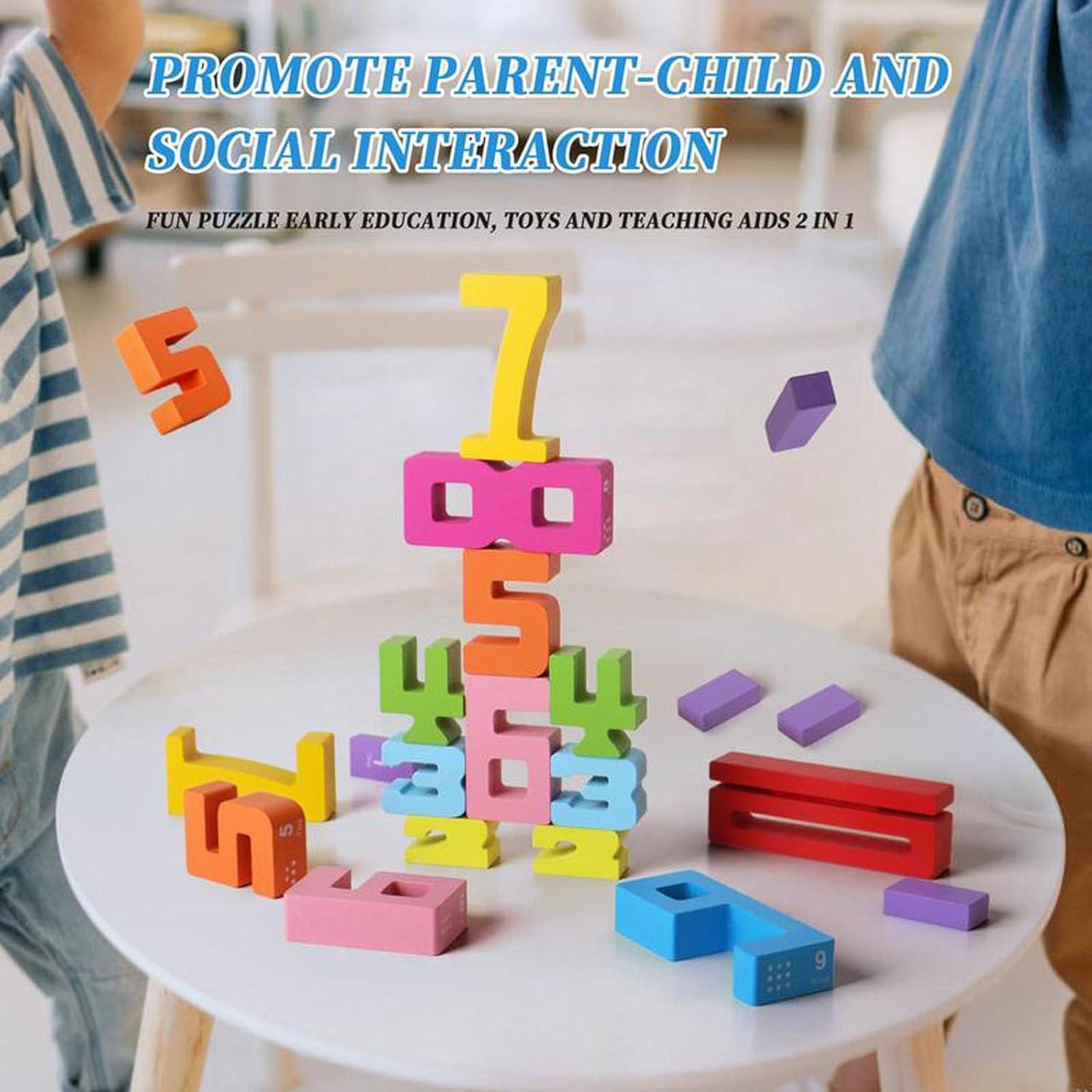 Bloques de Números de Madera Montessori Namageer 2pcs