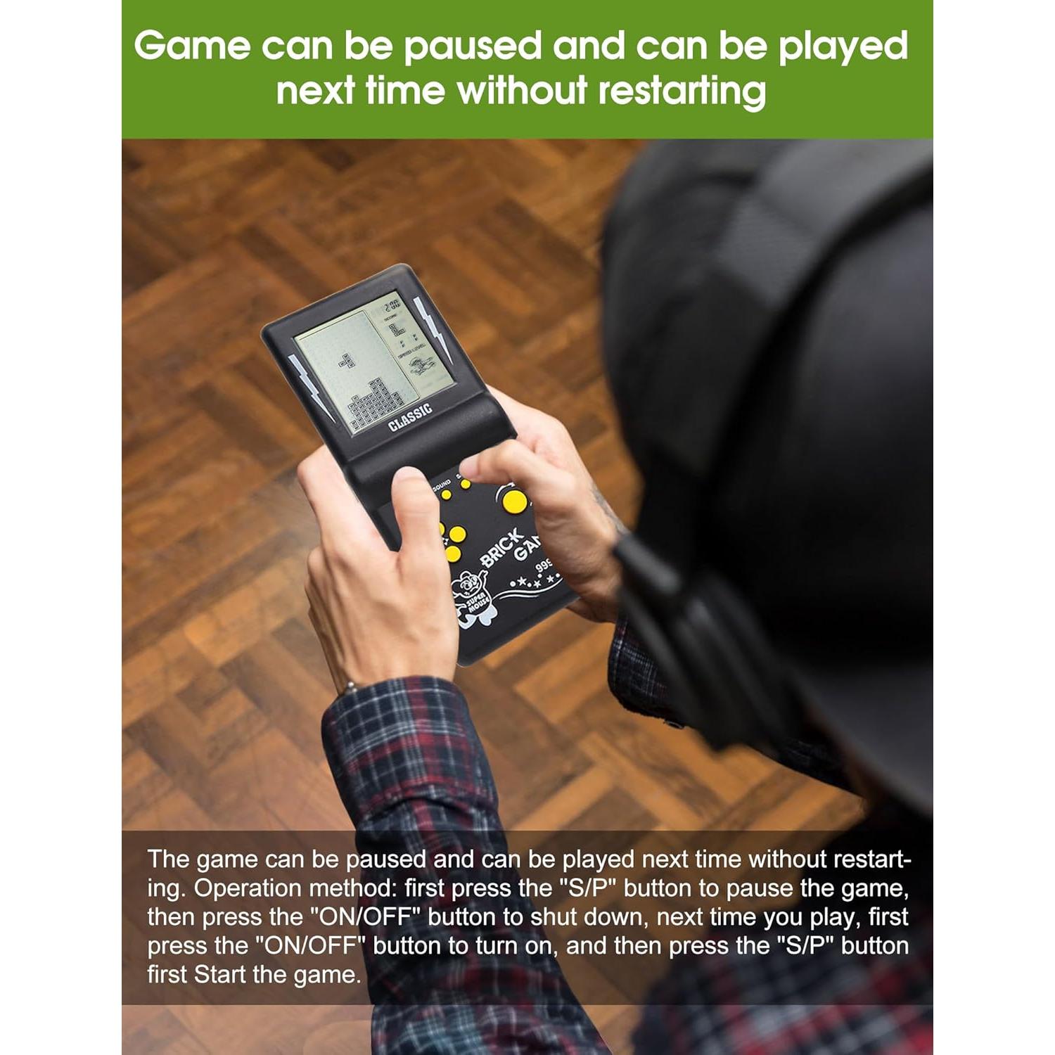 Consola de Juegos Retro HLF 8340 con Pantalla 8.89 cm, 23 Juegos