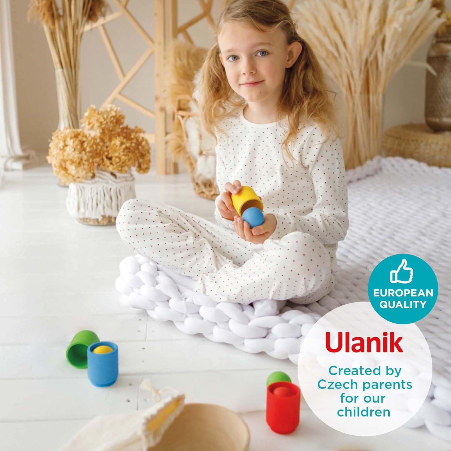 Kit Montessori Ulanik de Bolas y Copas - 4 Bolas 4 cm