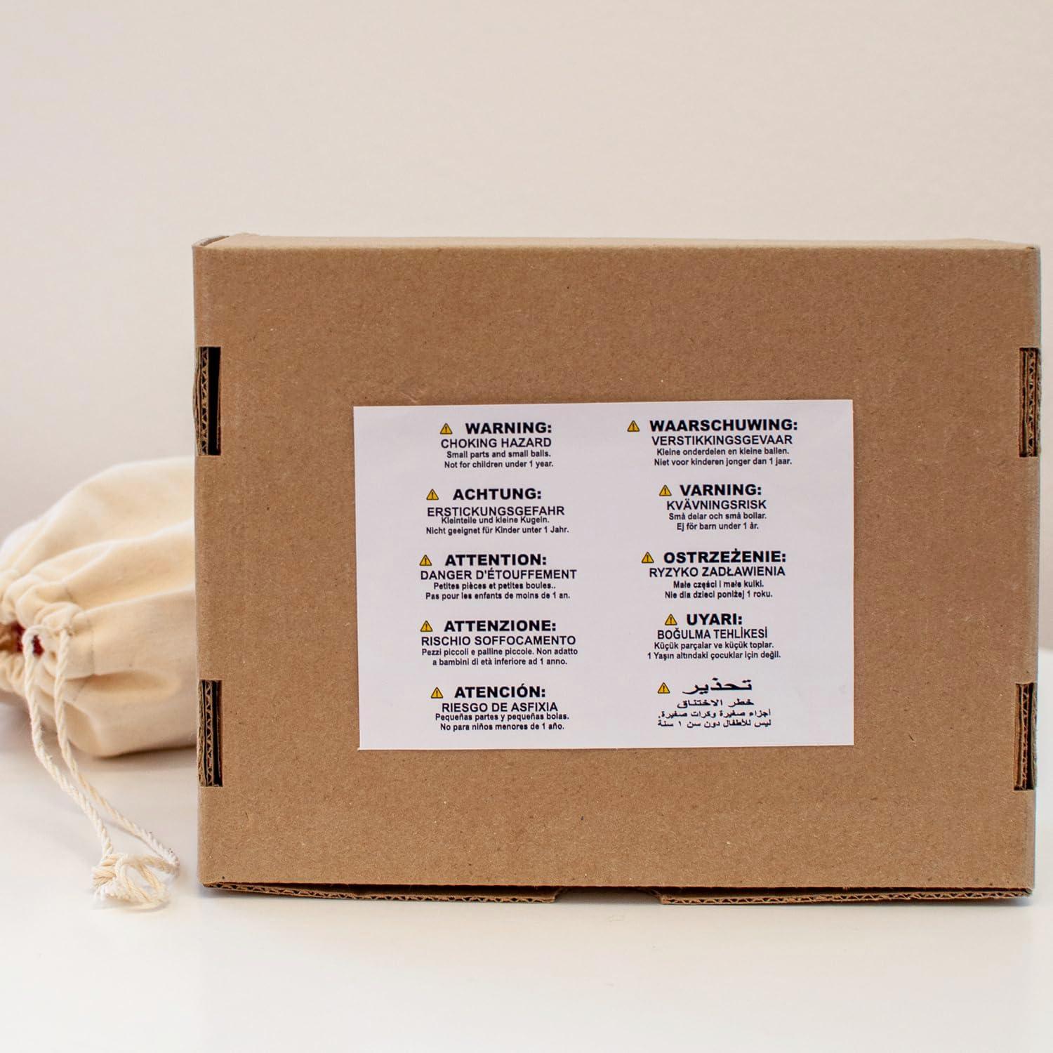 Kit Montessori Ulanik de Bolas y Copas - 4 Bolas 4 cm