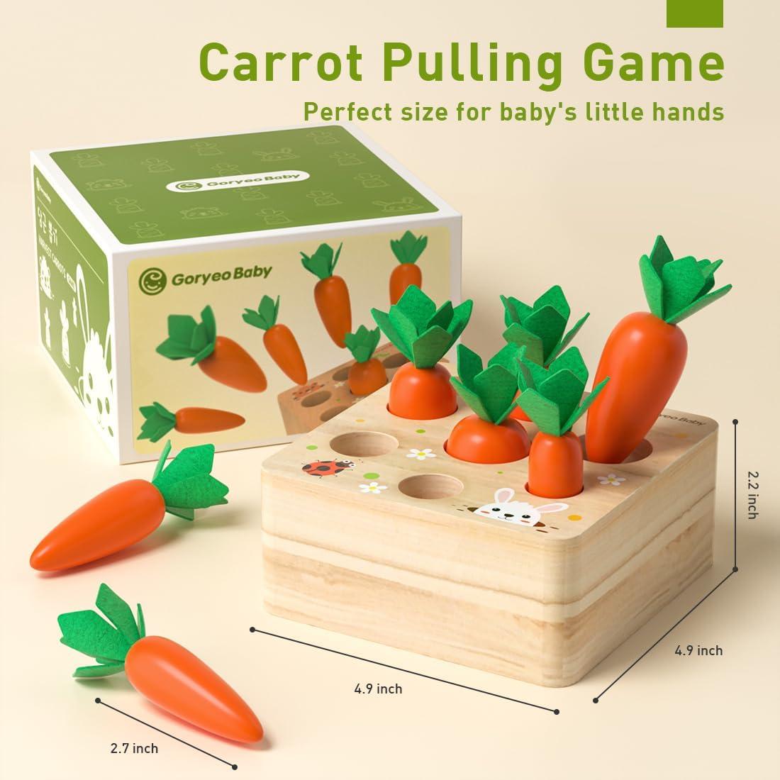 Juguete Montessori GoryeoBaby Bloques de Zanahoria Educativos