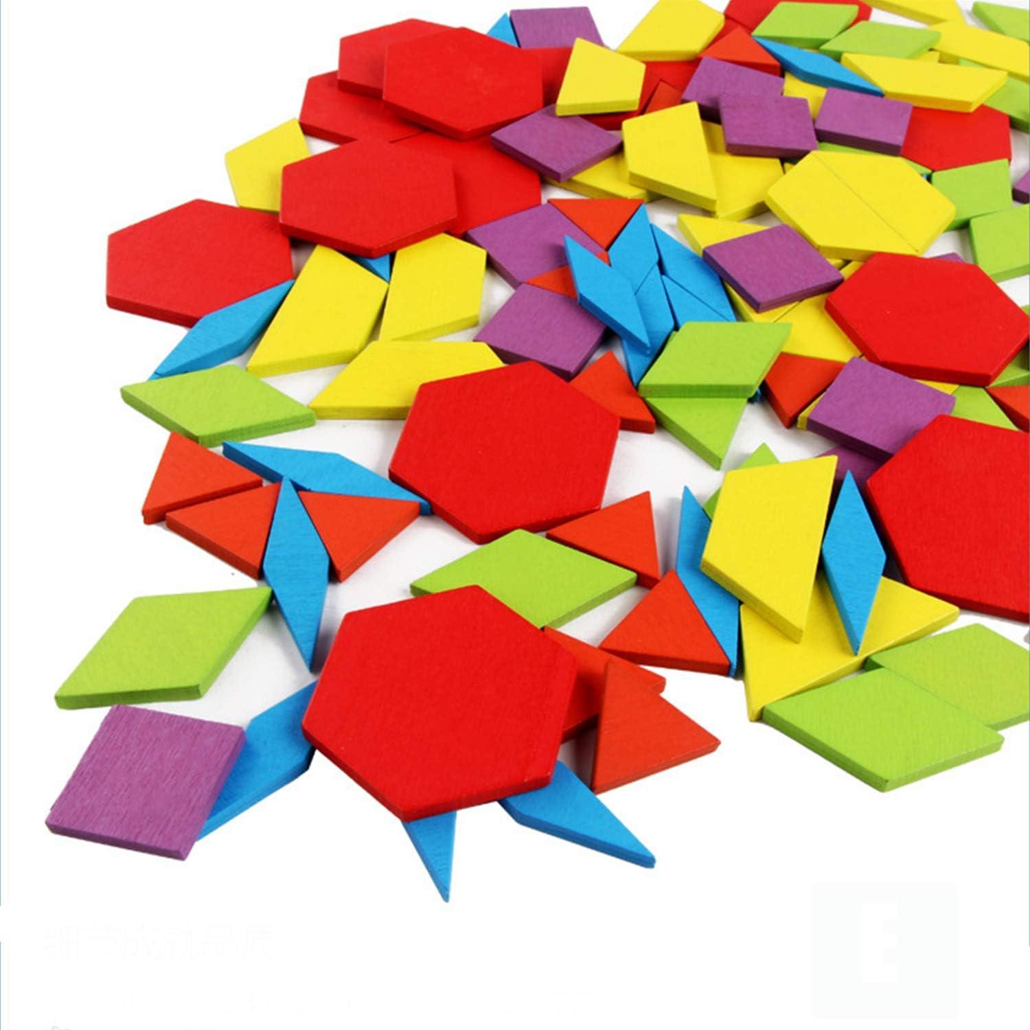 Juego de 155 Bloques de Madera Montessori para Niños 3+