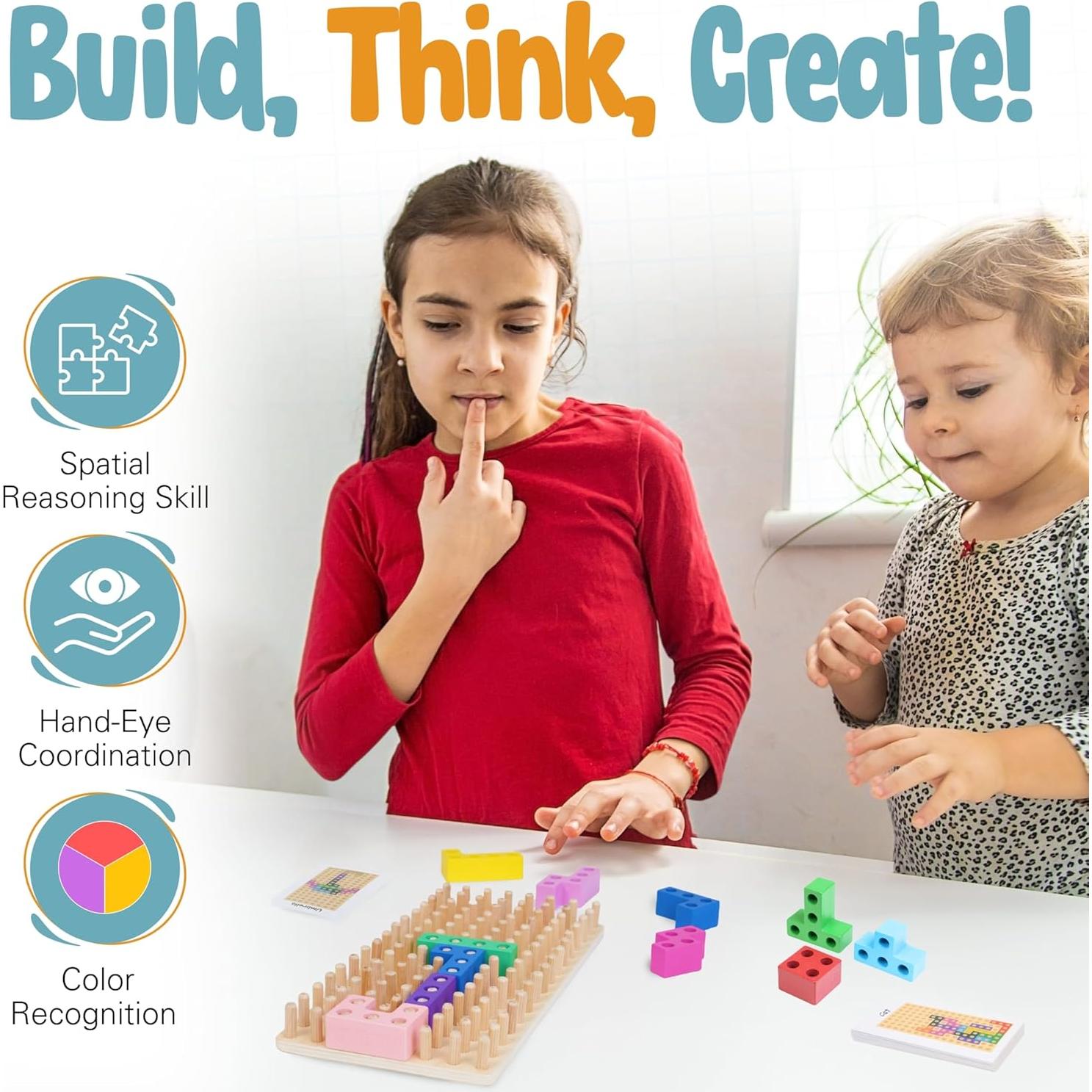 Rompecabezas de Madera Zen Fun Montessori 60 Diseños 4+ Años