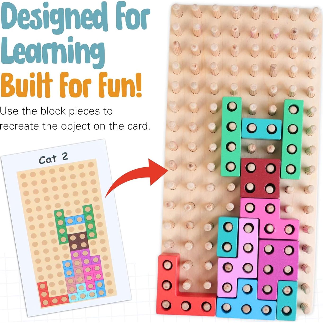 Rompecabezas de Madera Zen Fun Montessori 60 Diseños 4+ Años