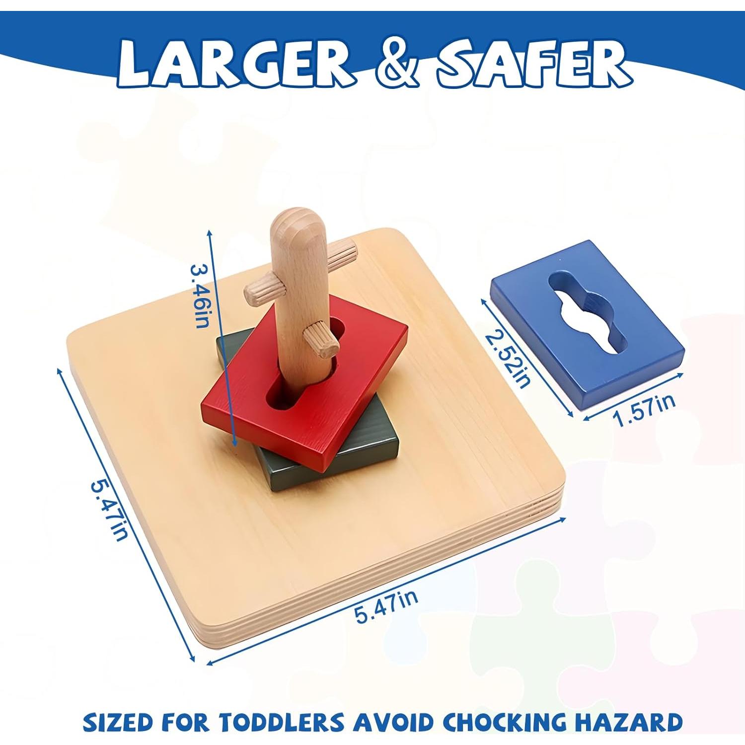 Juguete Montessori Dowel Twist & Sort Adena 15x11.7cm