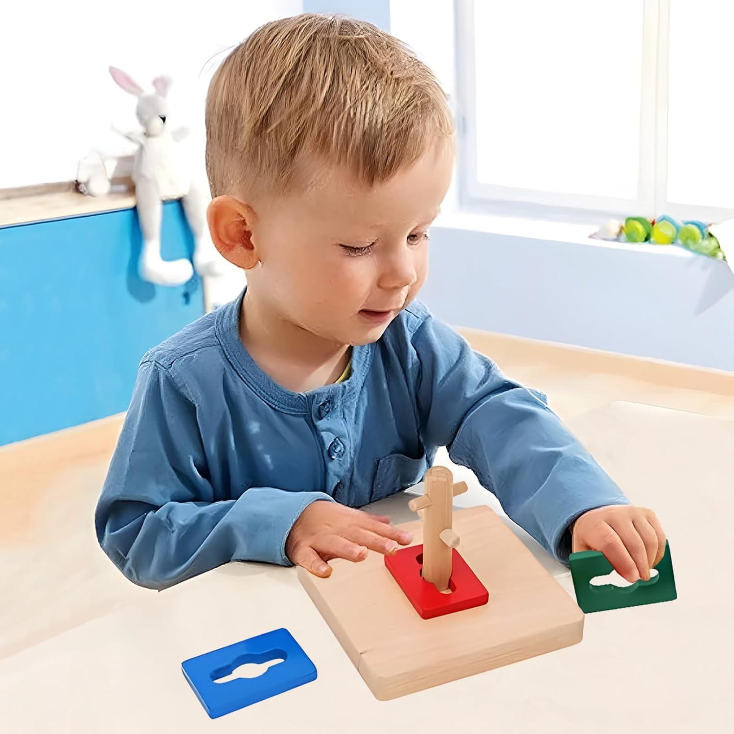 Juguete Montessori Dowel Twist & Sort Adena 15x11.7cm