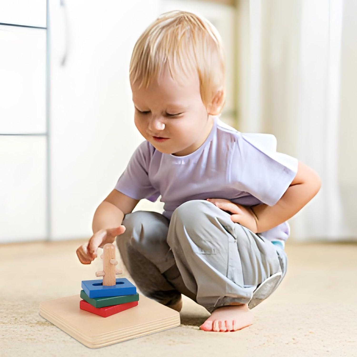 Juguete Montessori Dowel Twist & Sort Adena 15x11.7cm