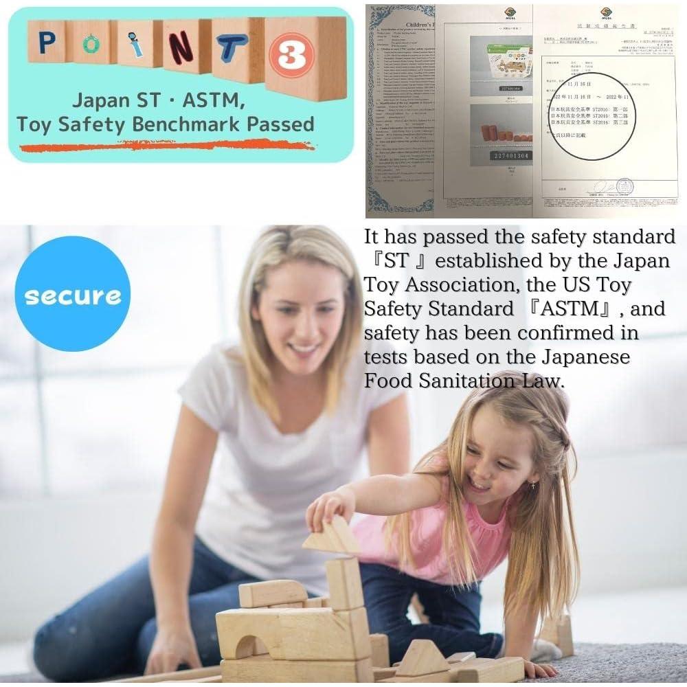 Bloques de Sonido de Madera Tanoshimu 42pcs Montessori 3+