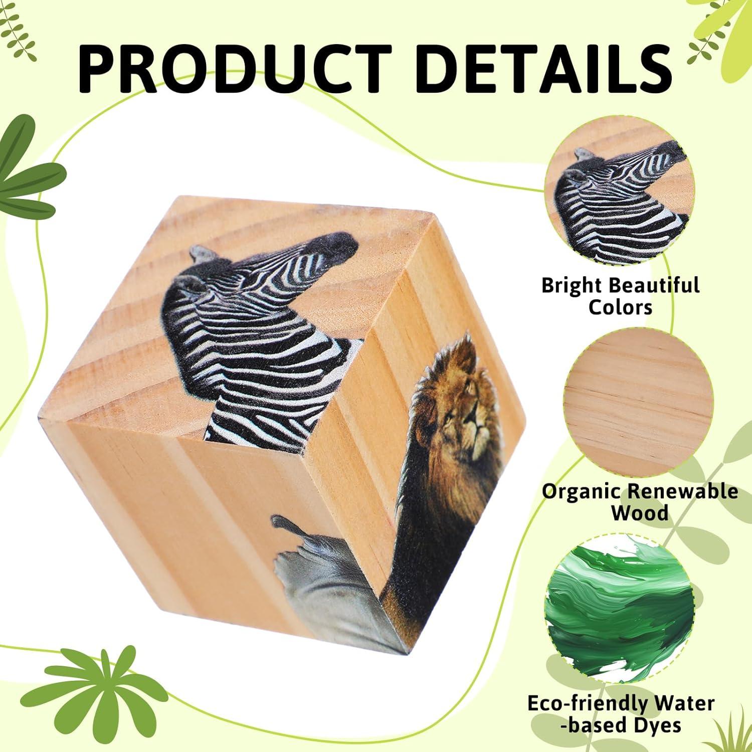 Juego de Rompecabezas de Animales de Madera Soulchen 6 en 1