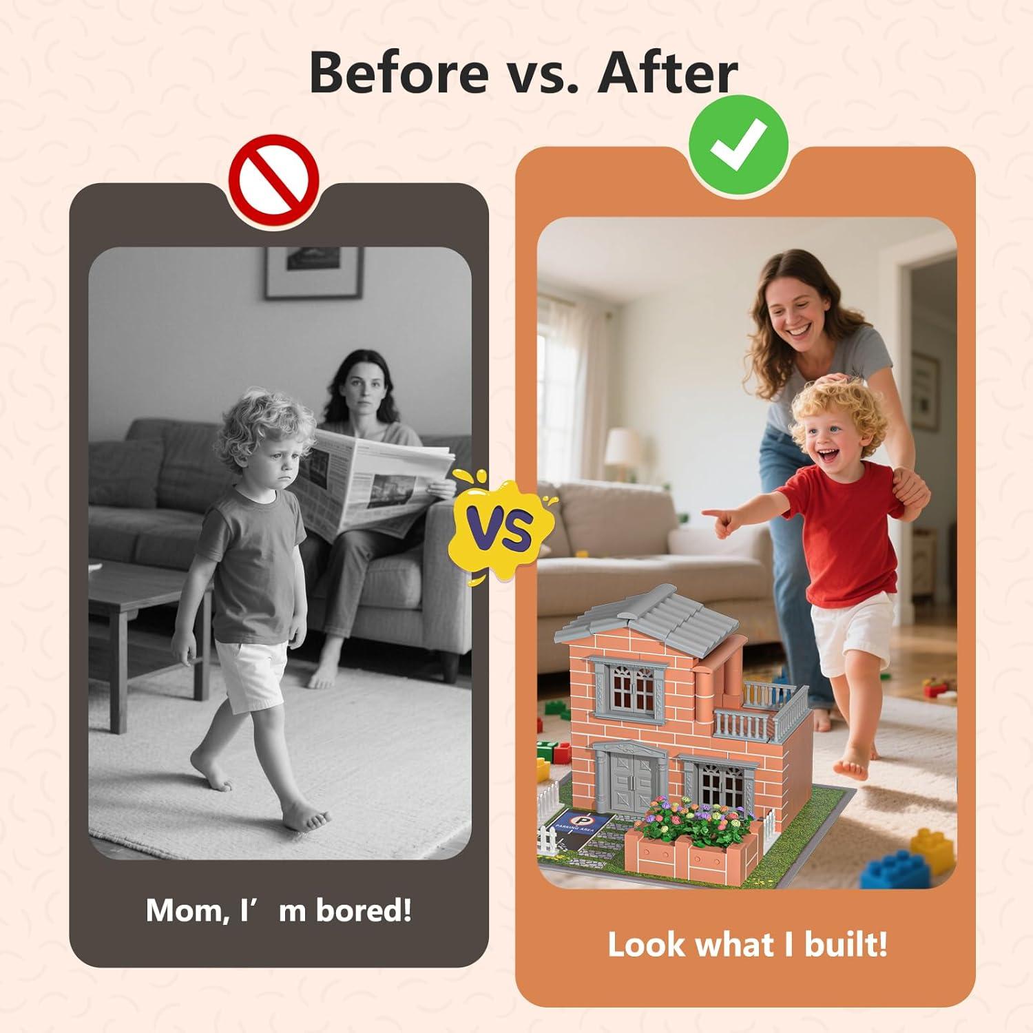 Kit de Construcción Mini Casa Ciencia Griega 1.42 kg 25x25 cm