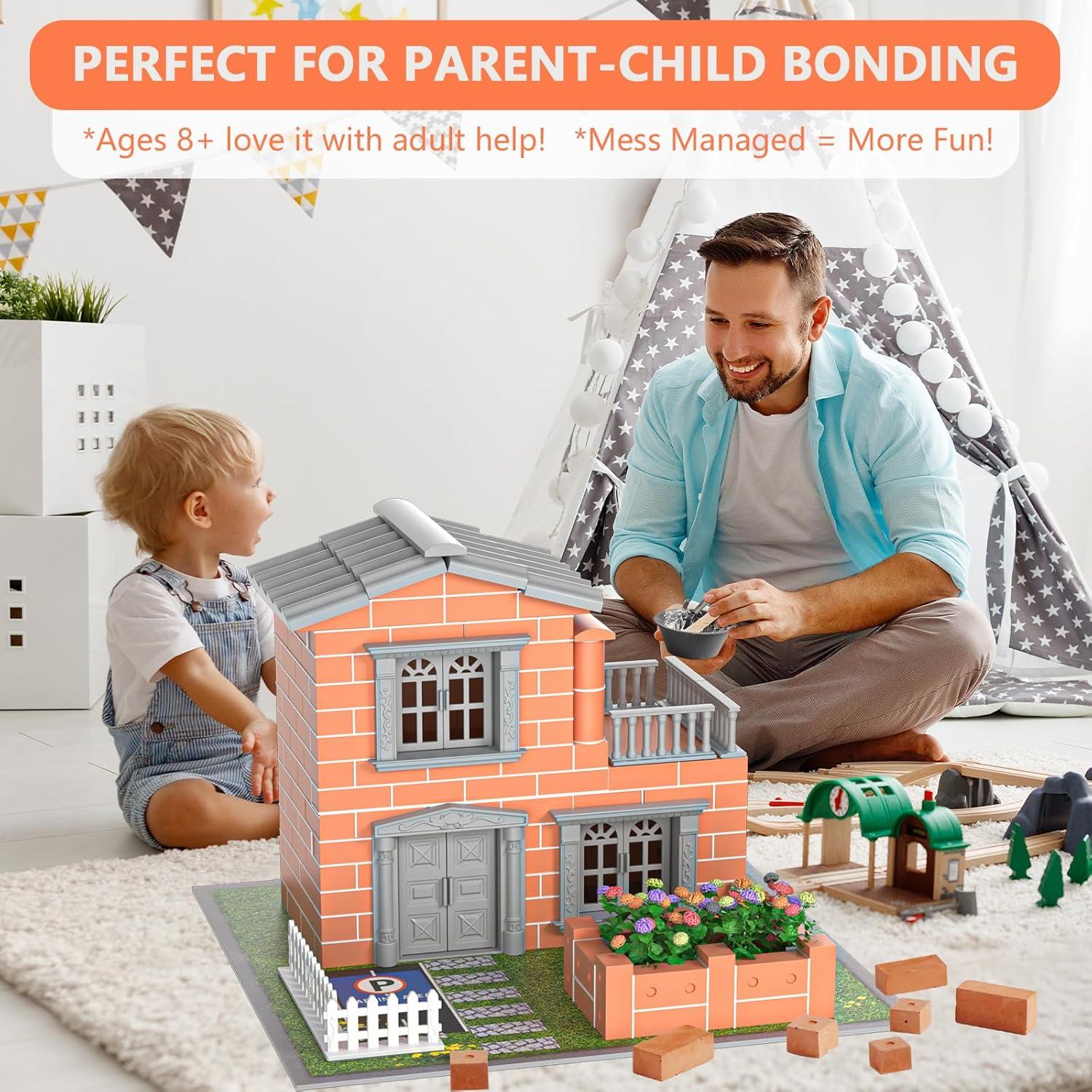 Kit de Construcción Mini Casa Ciencia Griega 1.42 kg 25x25 cm