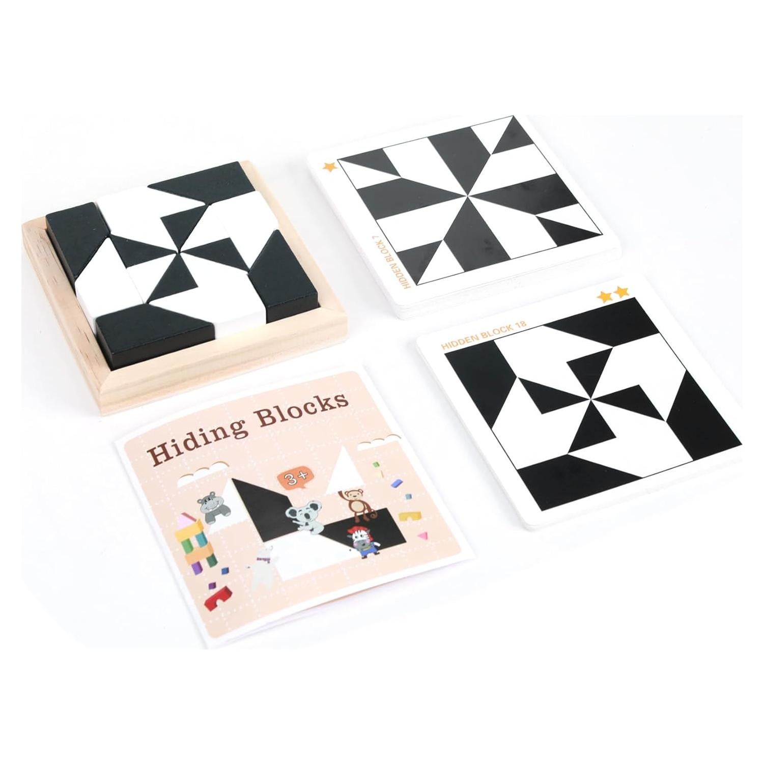 Juego de Mesa de Puzzles de Madera QZMTOY - 80 Desafíos