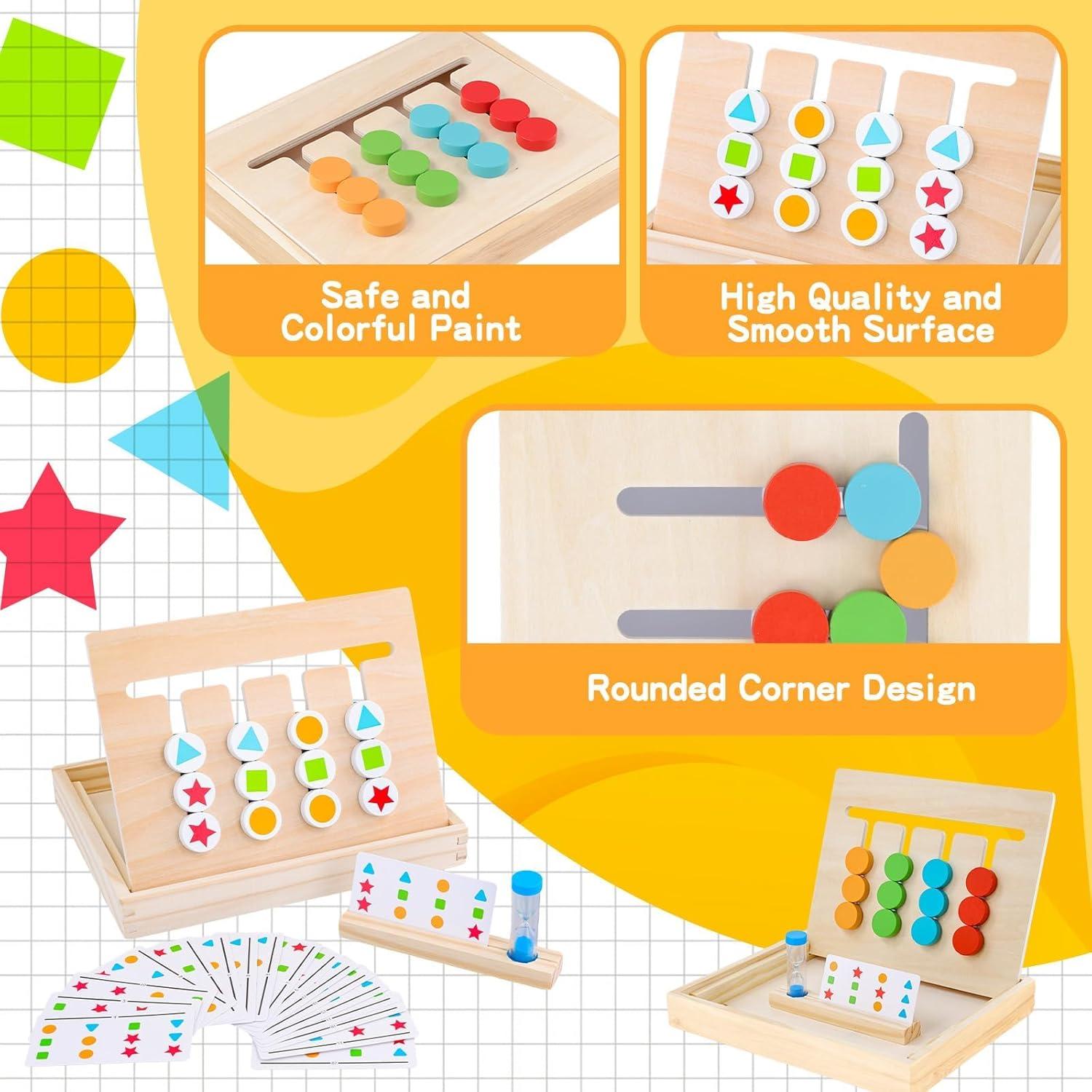 Juego de Rompecabezas Montessori Garma - Juguete de Madera para Niños