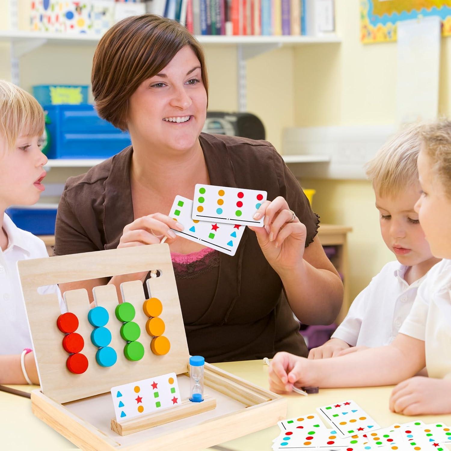 Juego de Rompecabezas Montessori Garma - Juguete de Madera para Niños