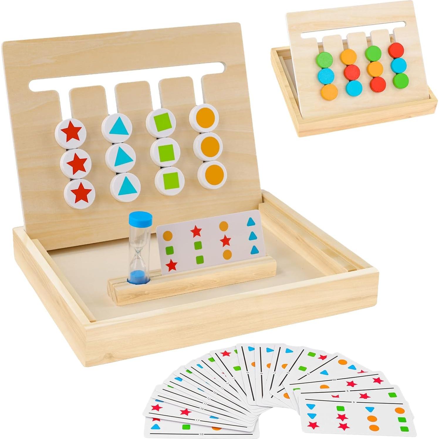Juego de Rompecabezas Montessori Garma - Juguete de Madera para Niños
