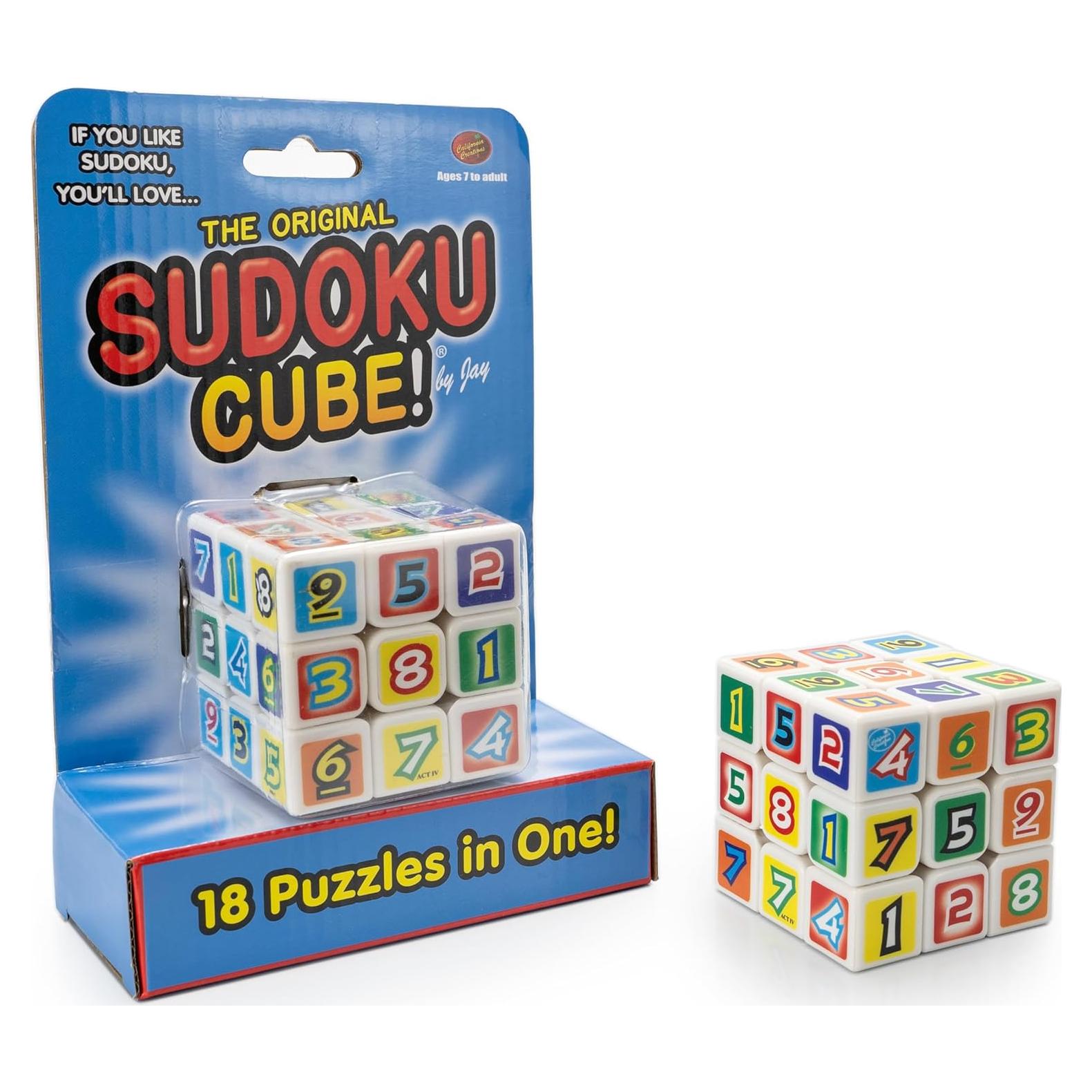 Cubo Sudoku Portátil Z Wind Ups - 18 Rompecabezas Desafiantes